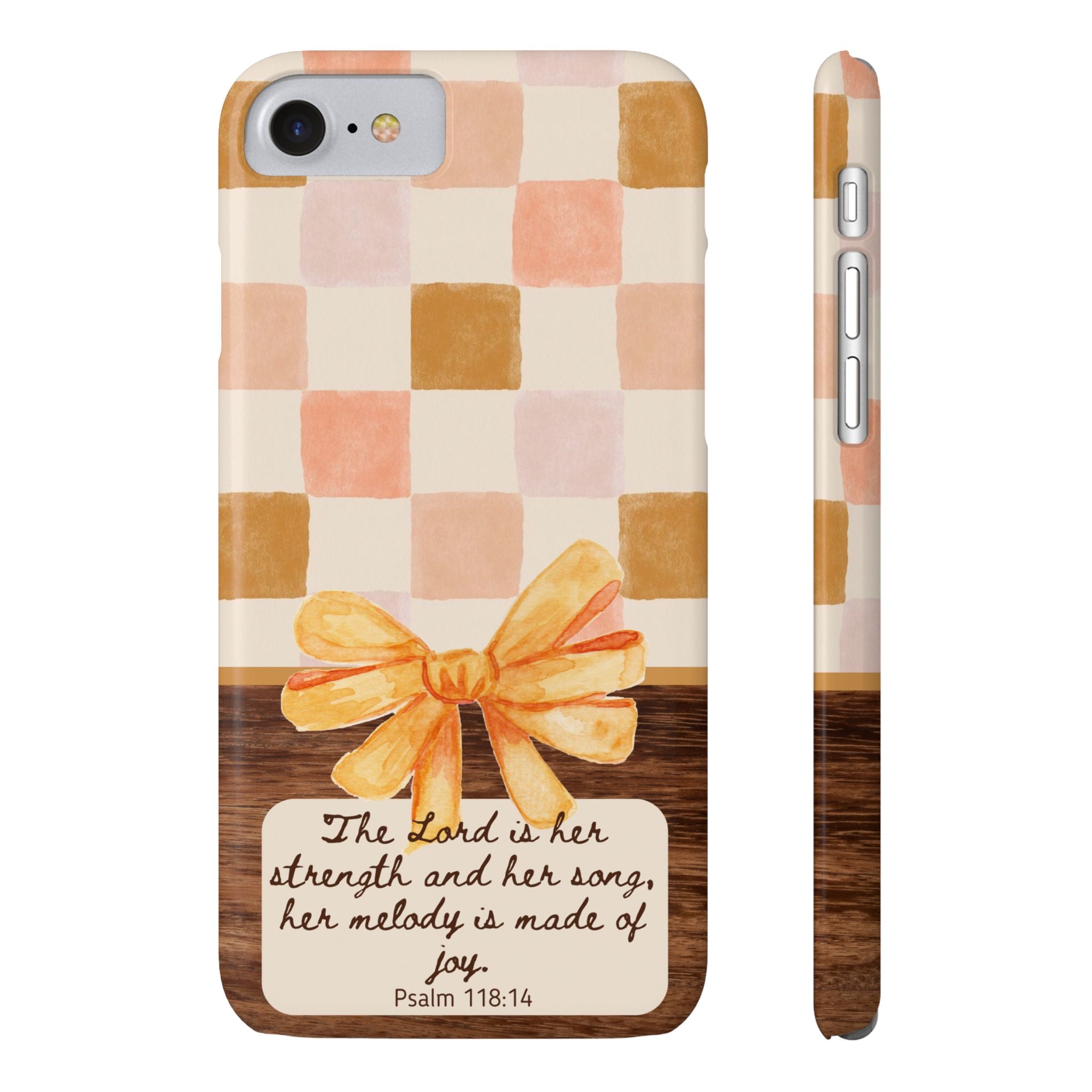 The Lord Is Her Strength iPhone Case