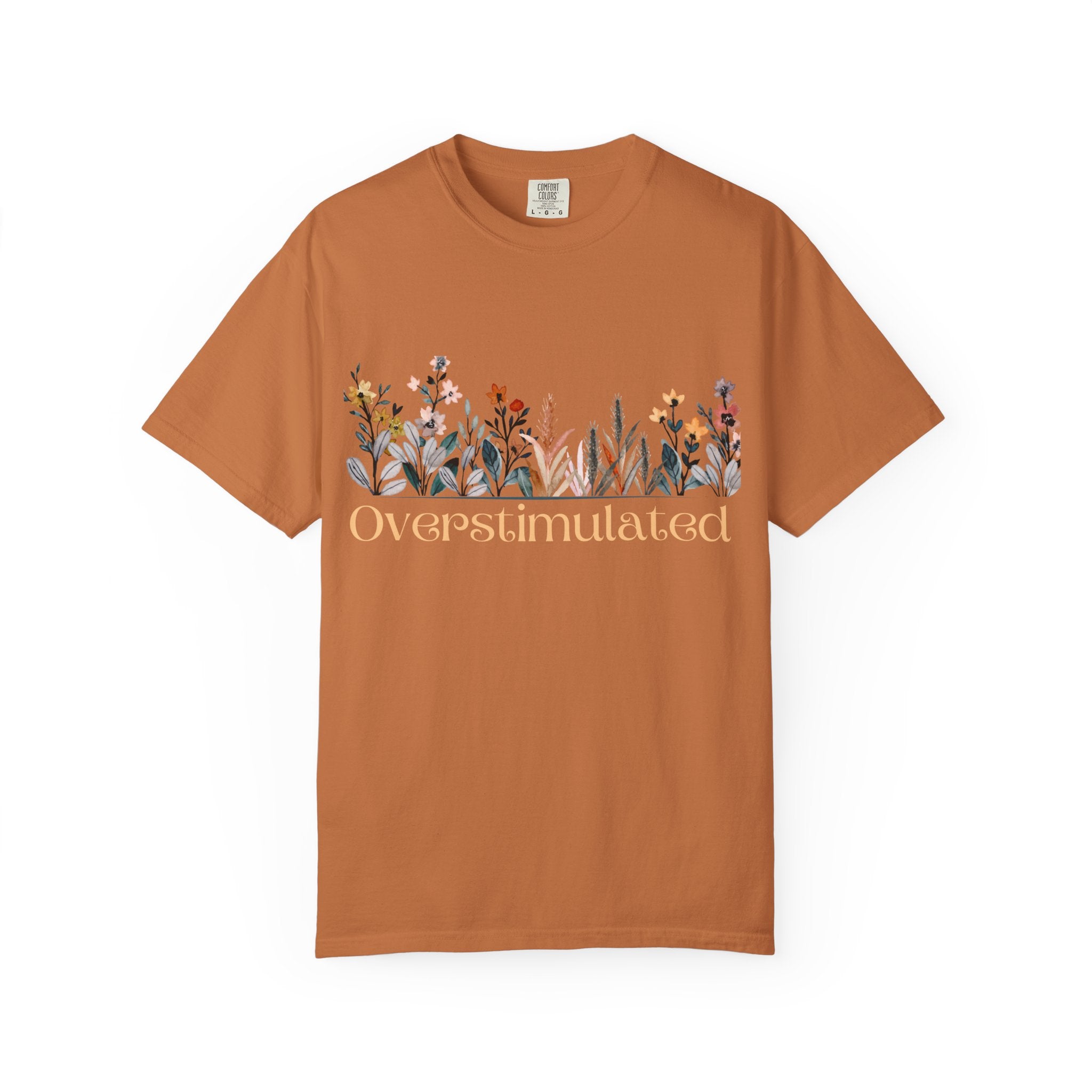 Floral Overstimulated T-shirt