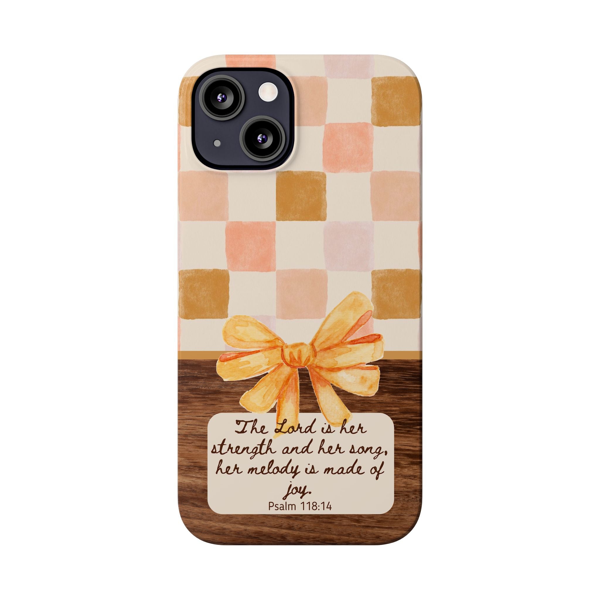 The Lord Is Her Strength iPhone Case