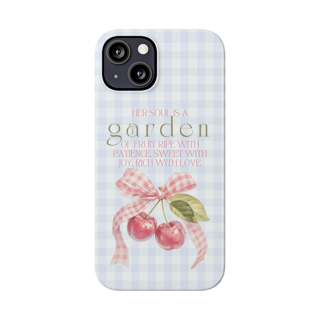 Her Soul Is A Garden iPhone Case