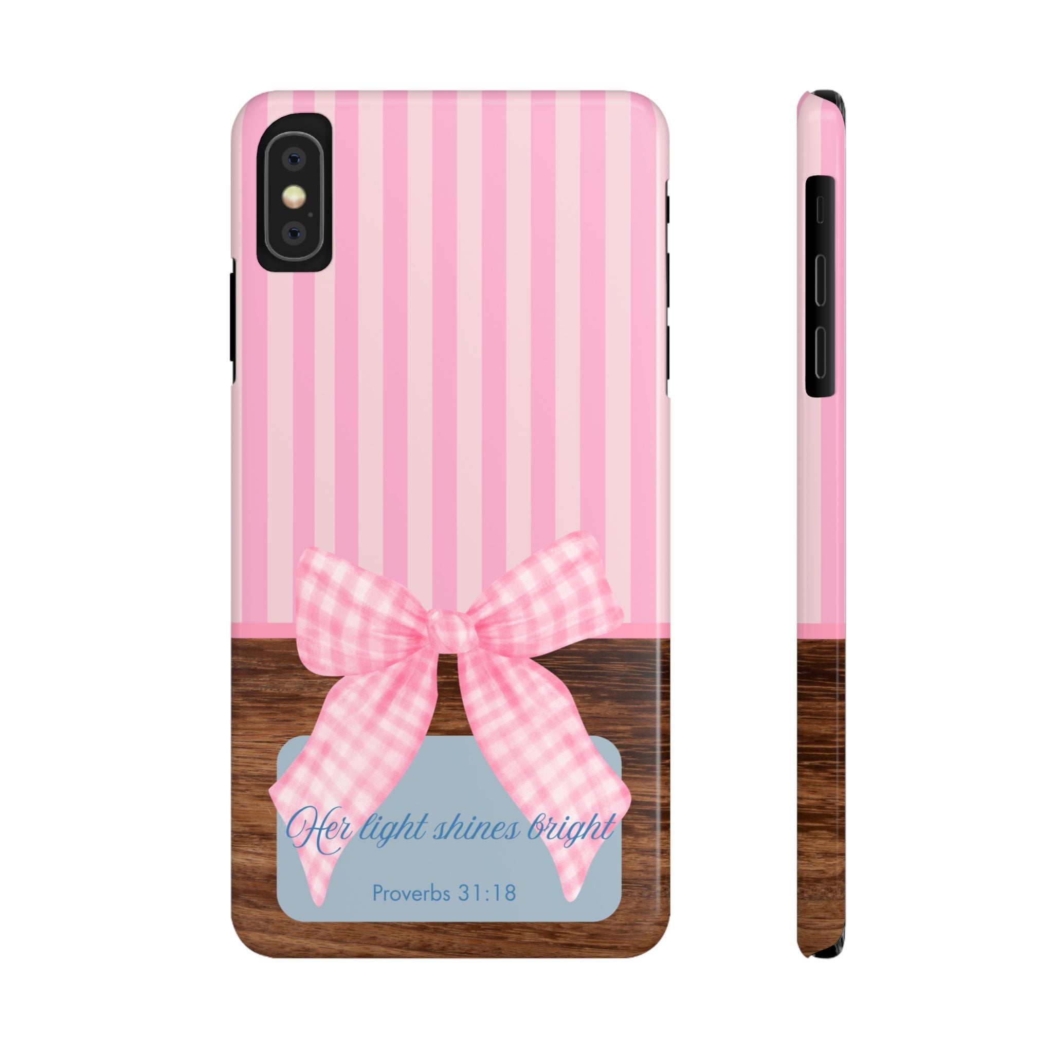Her Light Shines Bright iPhone Case
