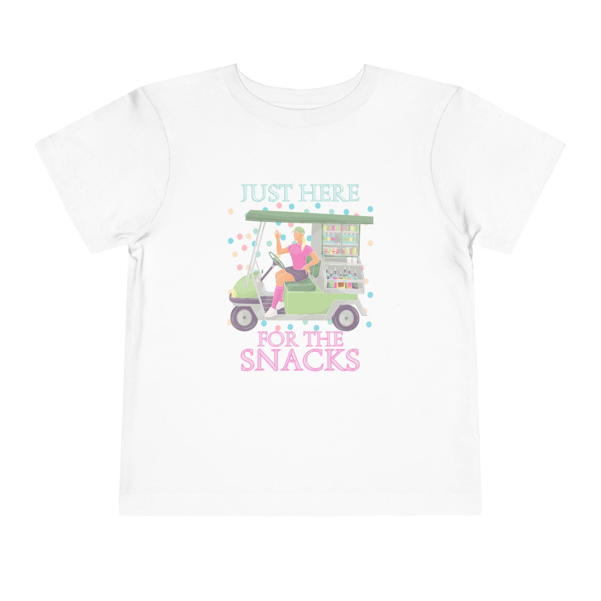 Just here for the snacks golf Toddler Tee