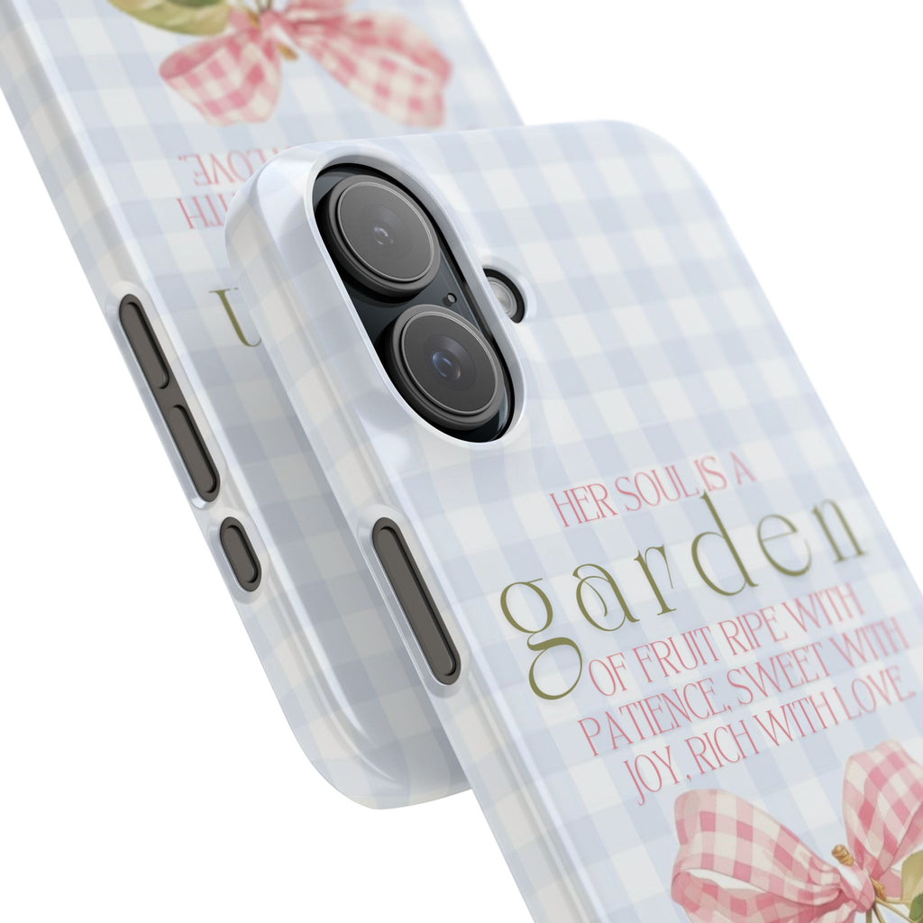 Her Soul Is A Garden iPhone Case