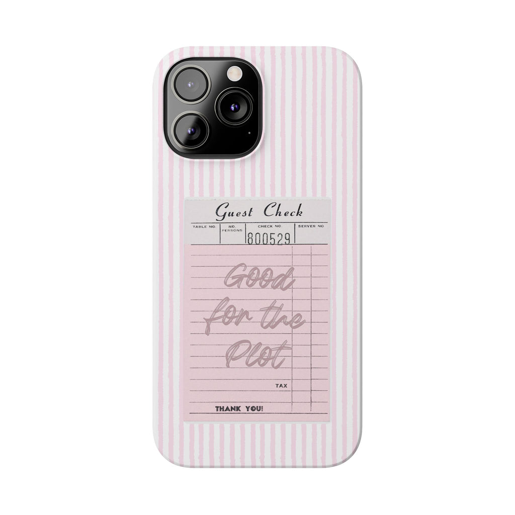 Good For The Plot iPhone Case