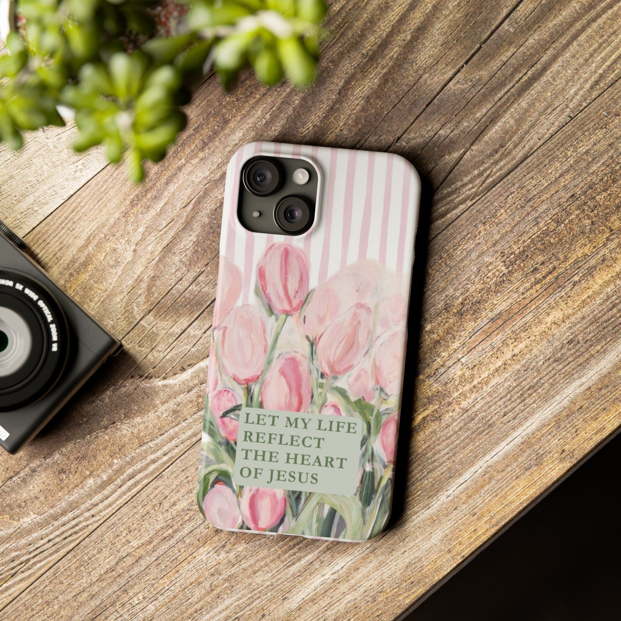 Let My Life Reflect The Heart Of Jesus iPhone Case