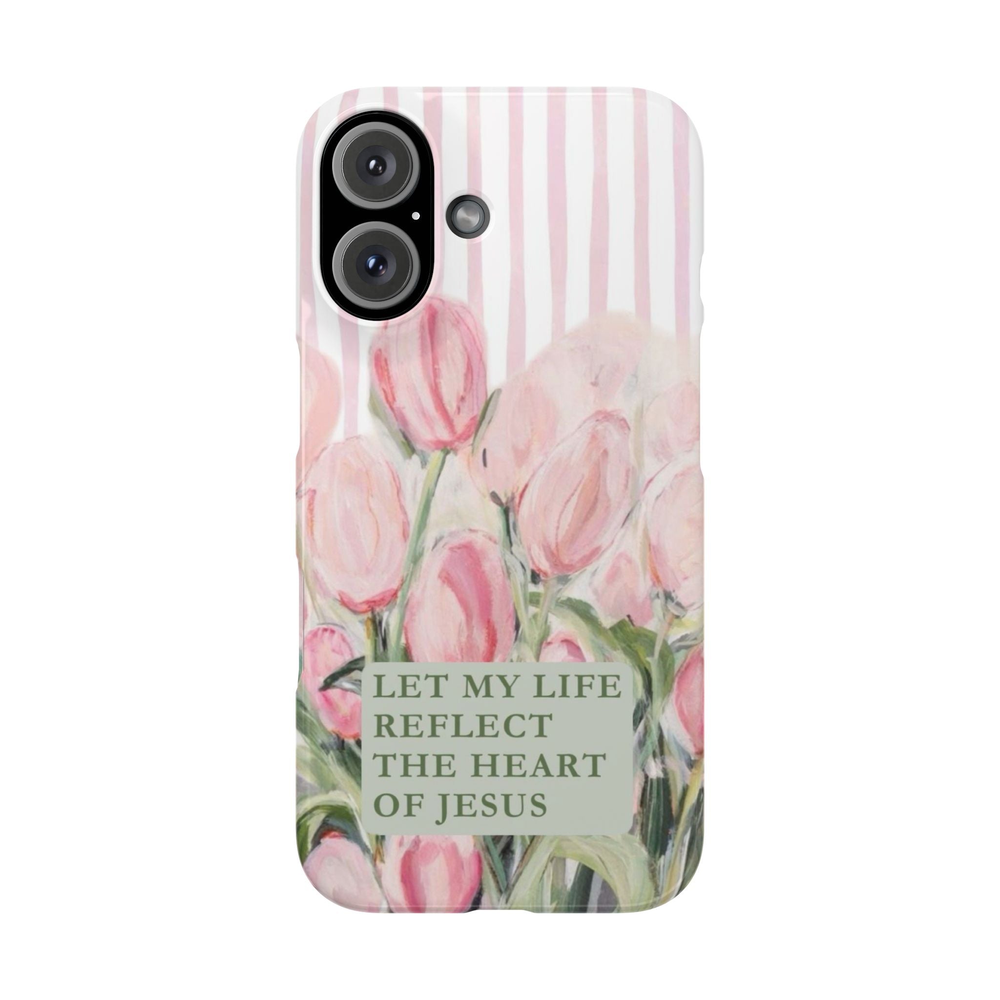 Let My Life Reflect The Heart Of Jesus iPhone Case