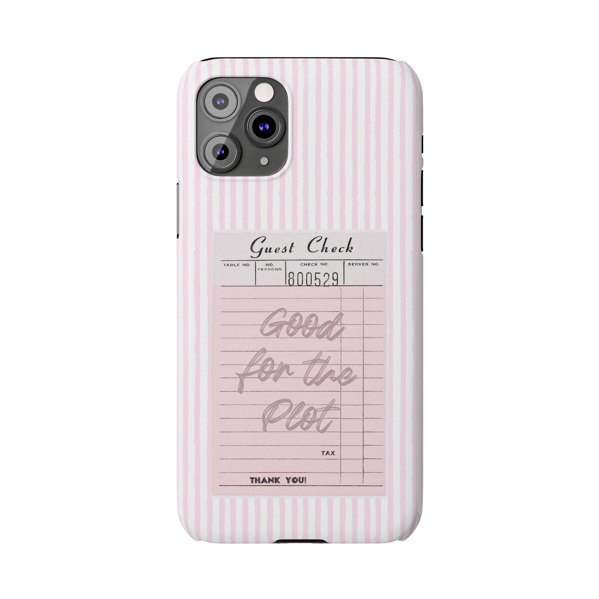Good For The Plot iPhone Case