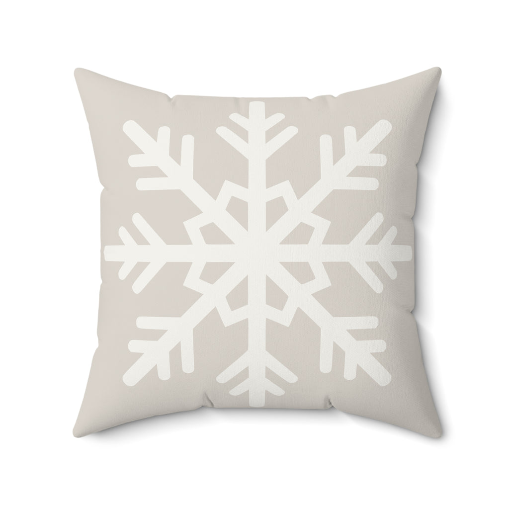 Winter Snowflake Pillow