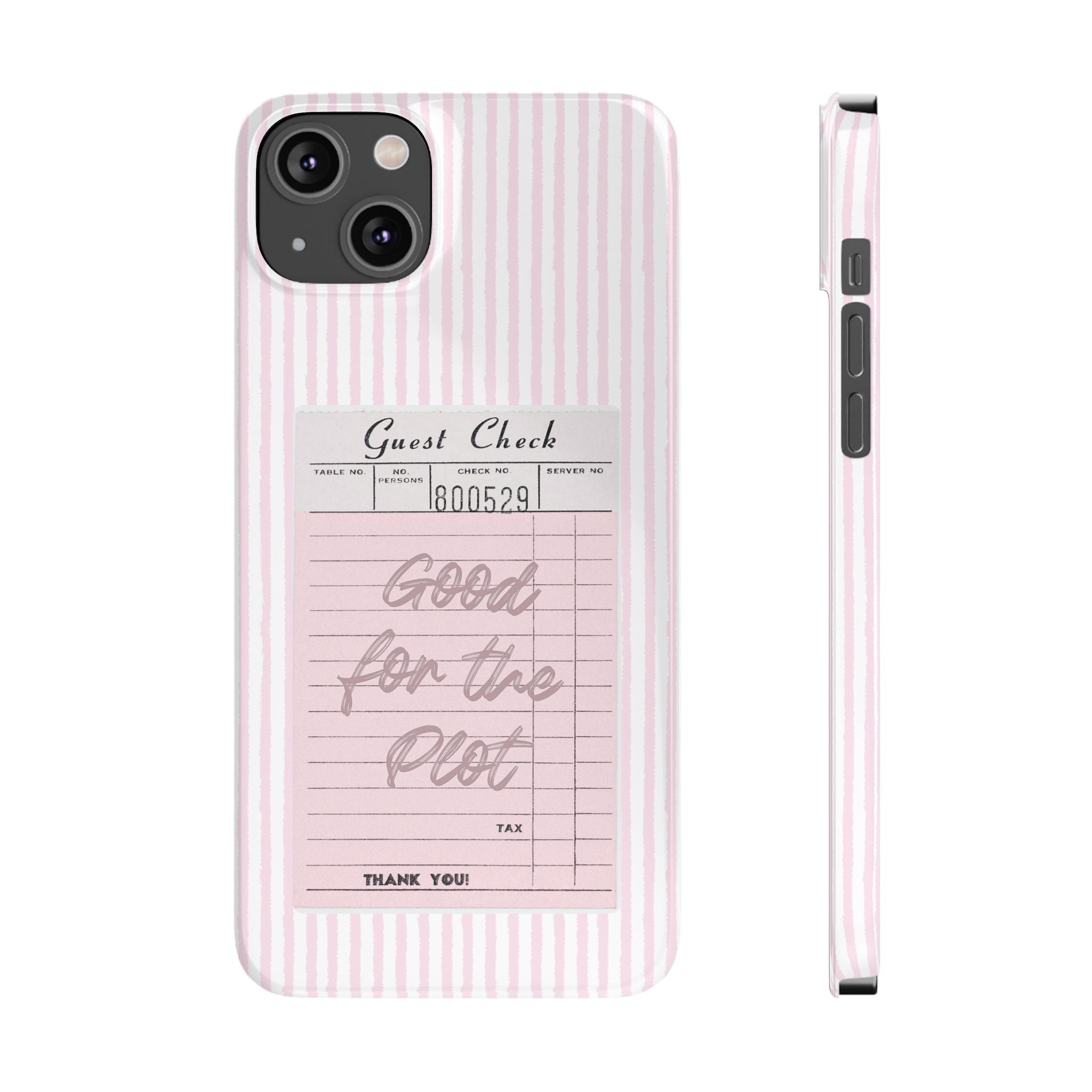 Good For The Plot iPhone Case