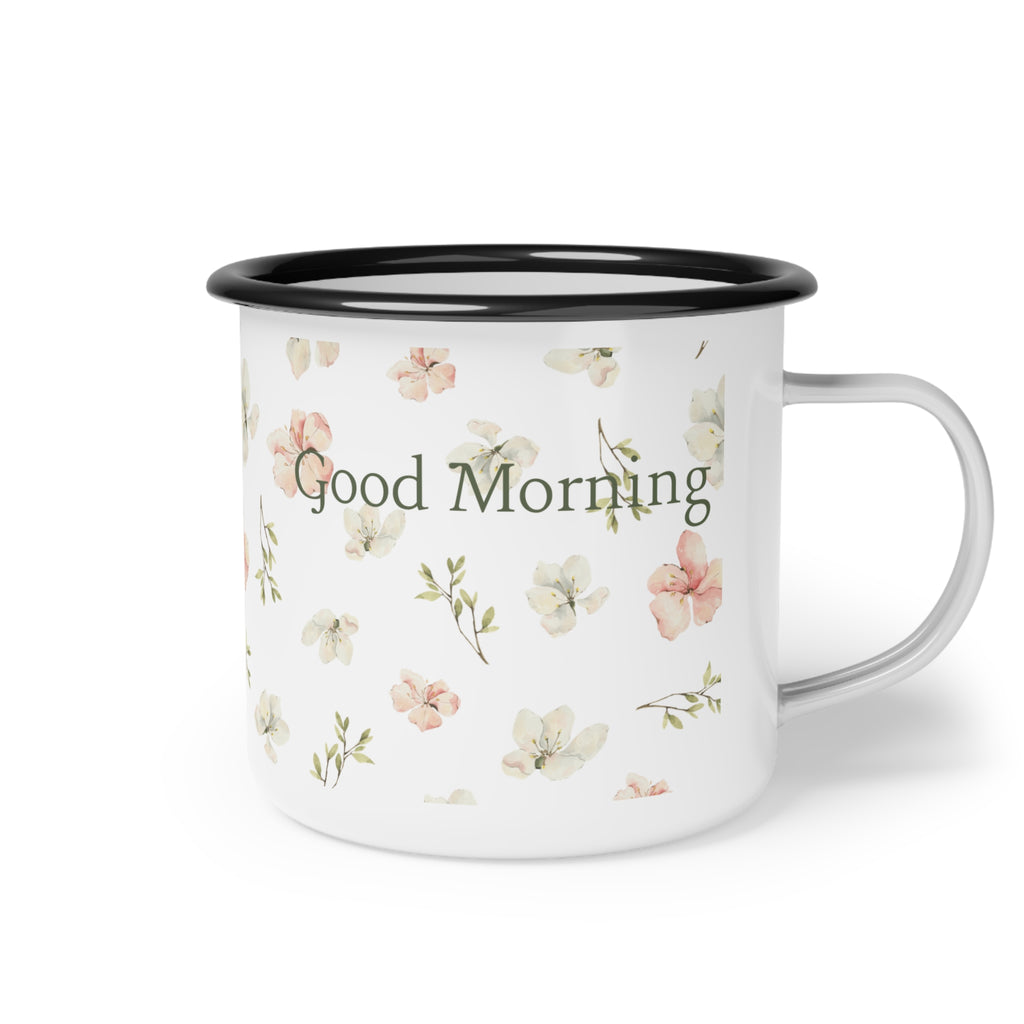 Good Morning Floral Mug