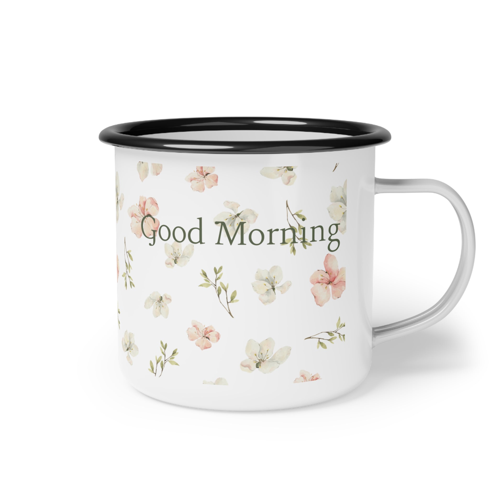Good Morning Floral Mug