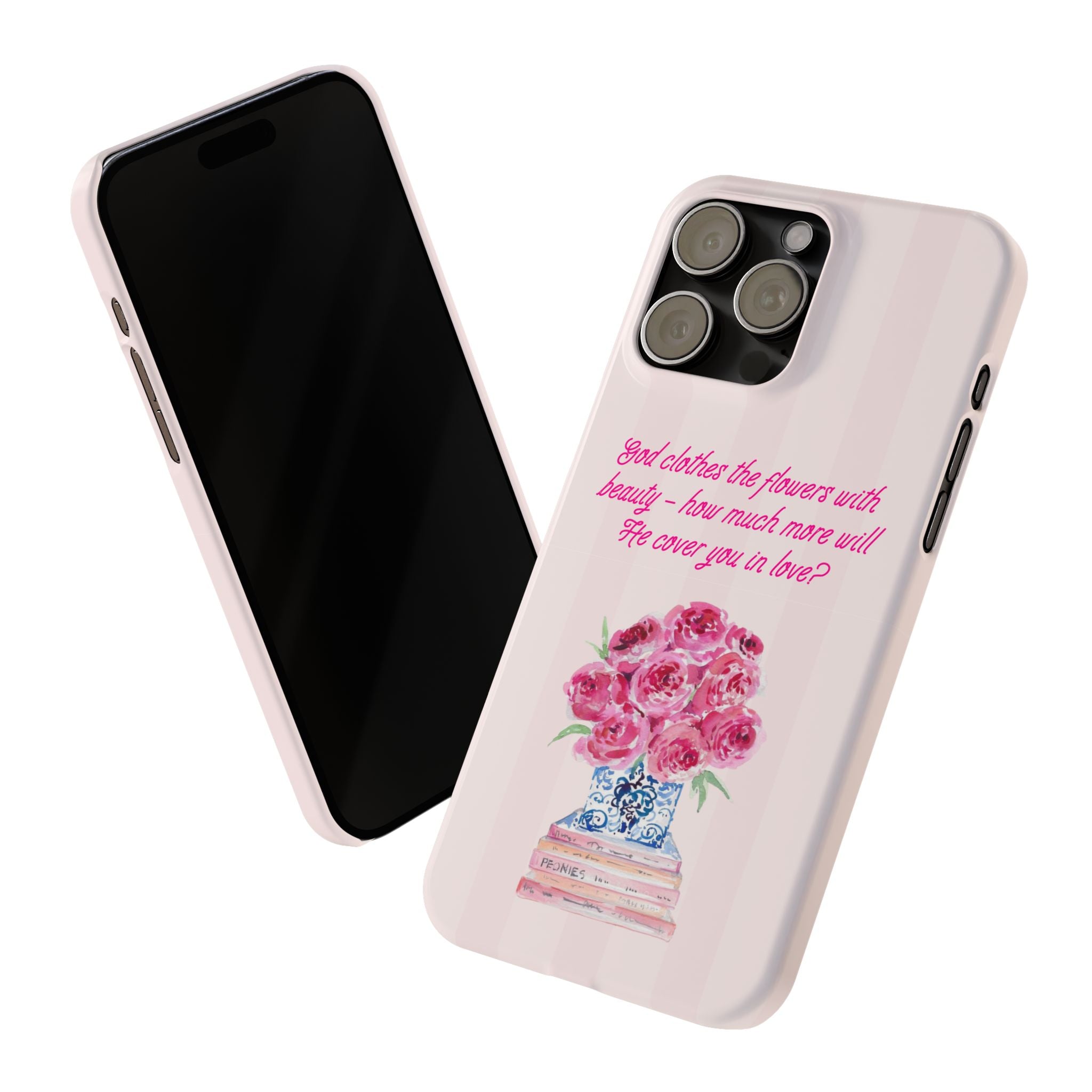 God Clothes The Flowers In Beauty Calling iPhone Case