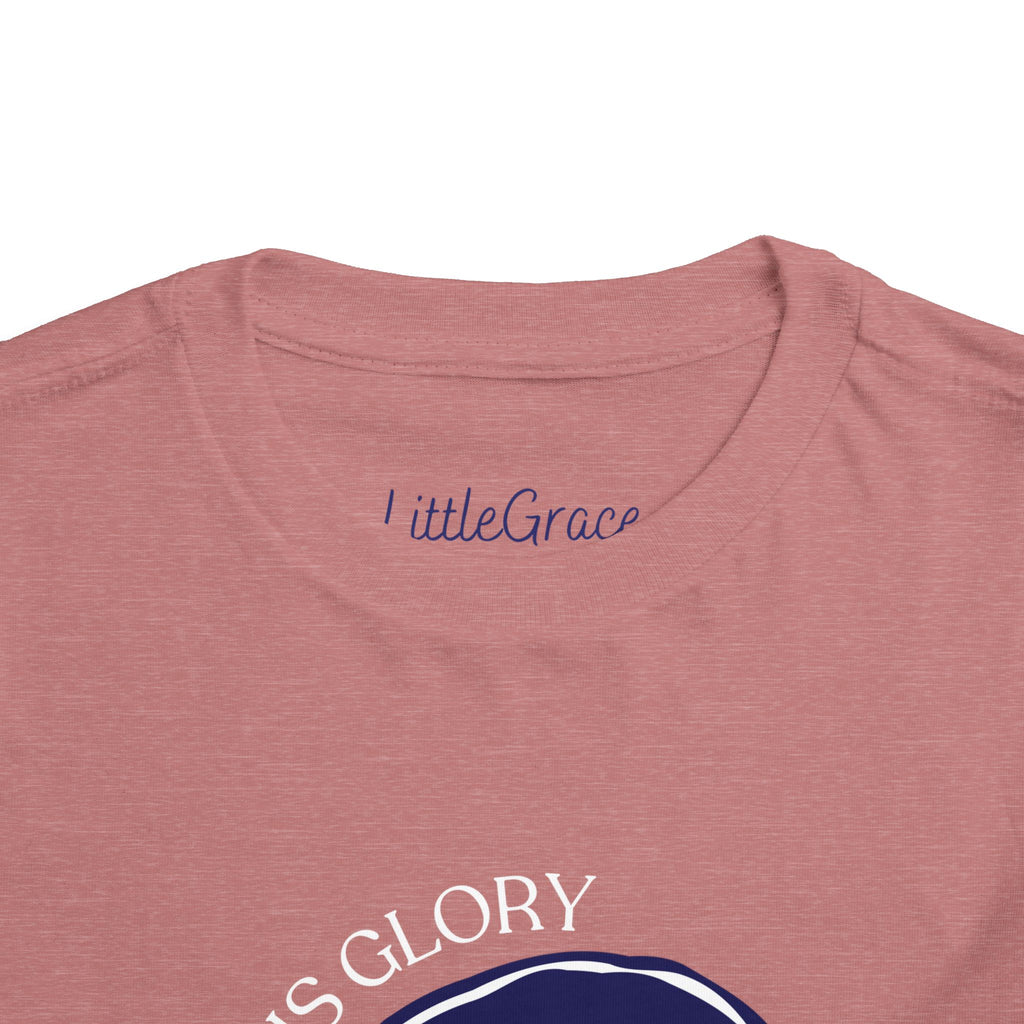 All For His Glory Smiley Toddler Tee