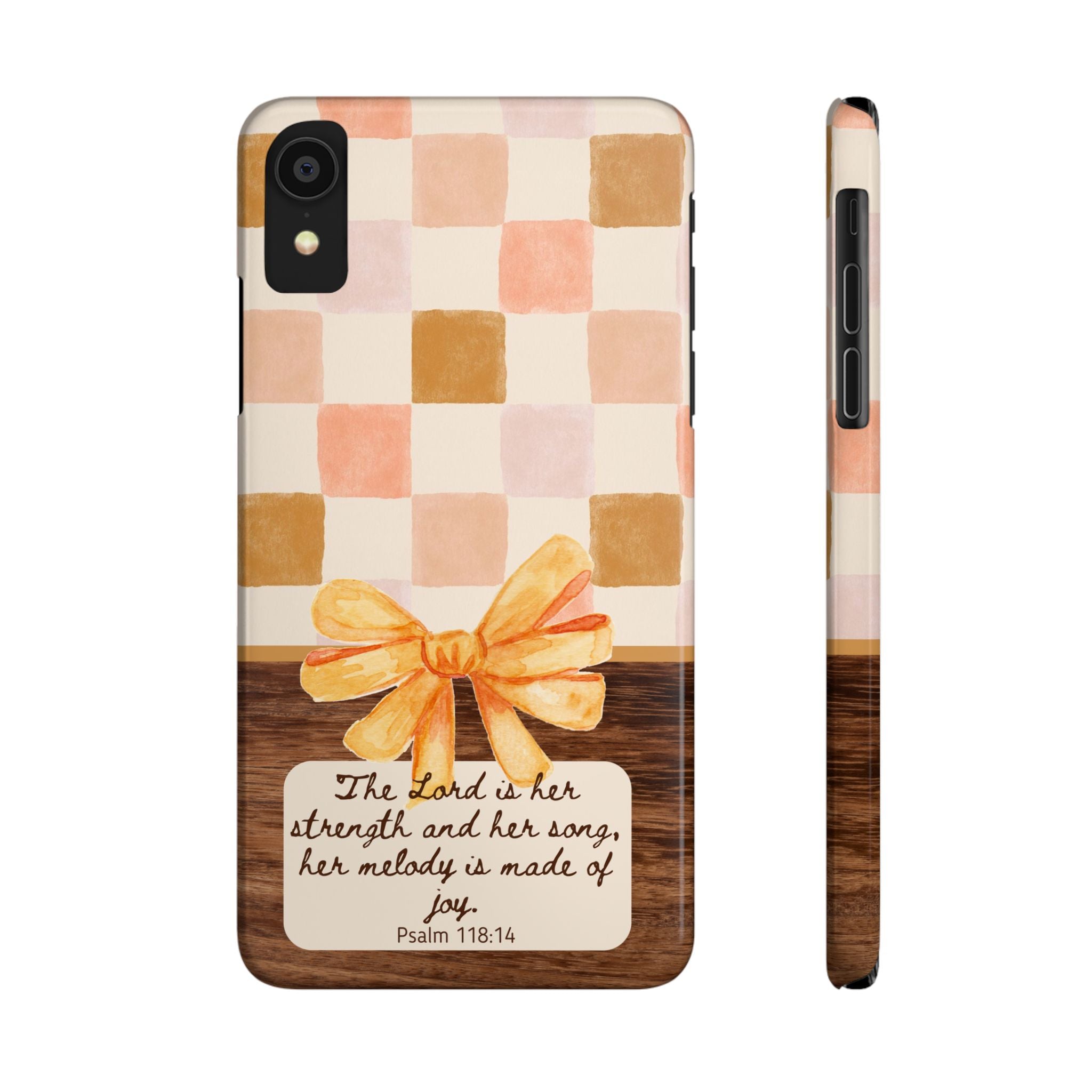 The Lord Is Her Strength iPhone Case