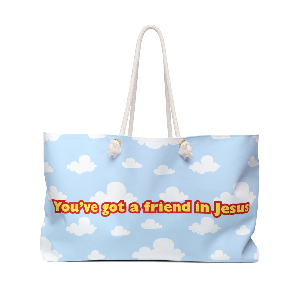 You’ve got a Friend in Jesus Weekender Bag