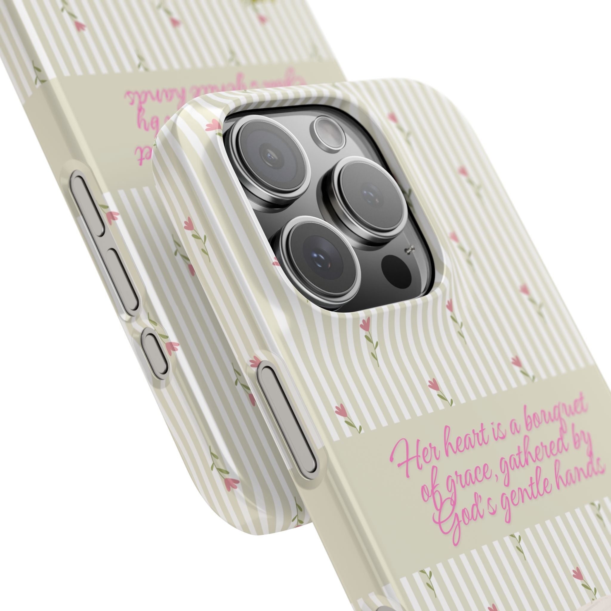 Her Heart Is A Bouquet Of Grace iPhone Case