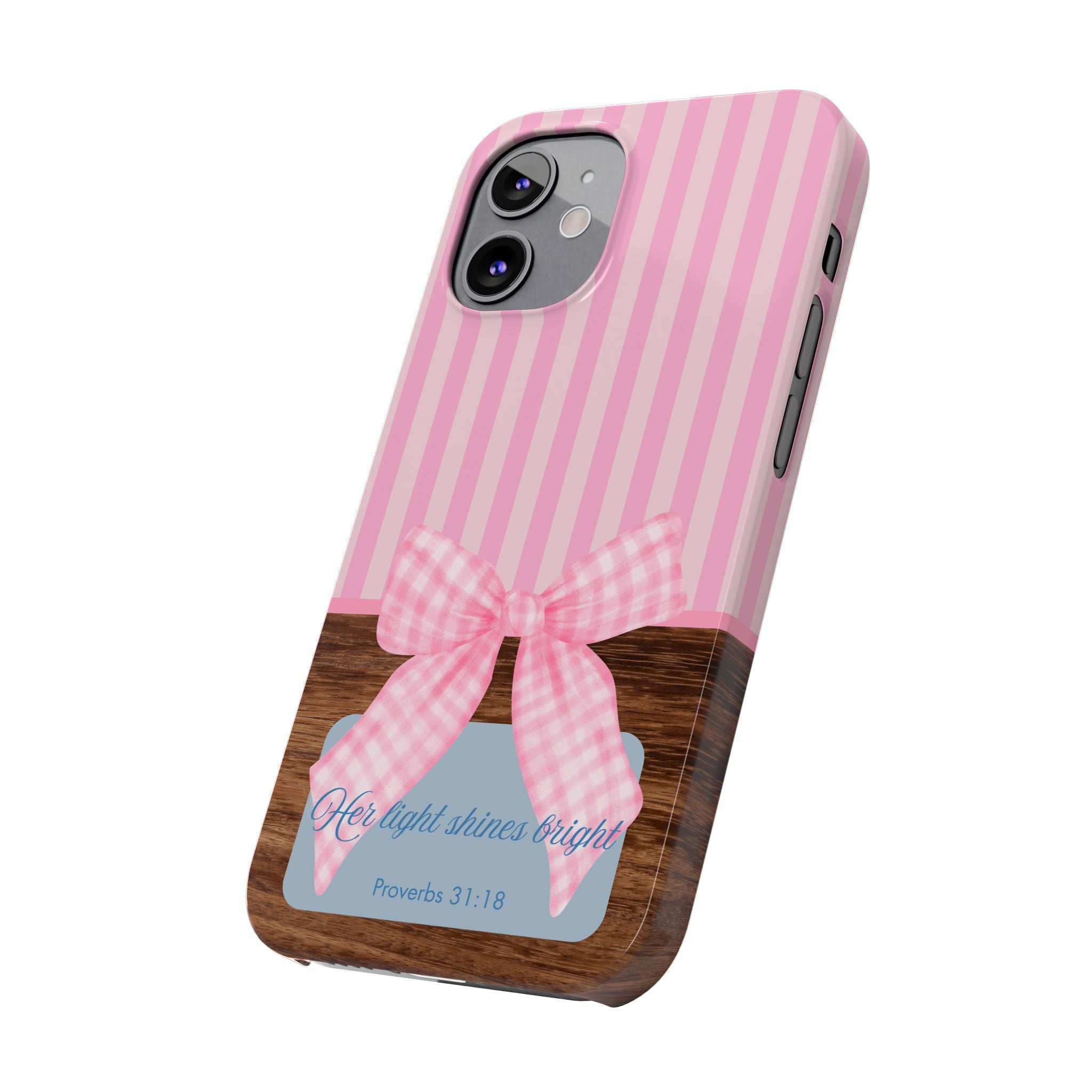 Her Light Shines Bright iPhone Case