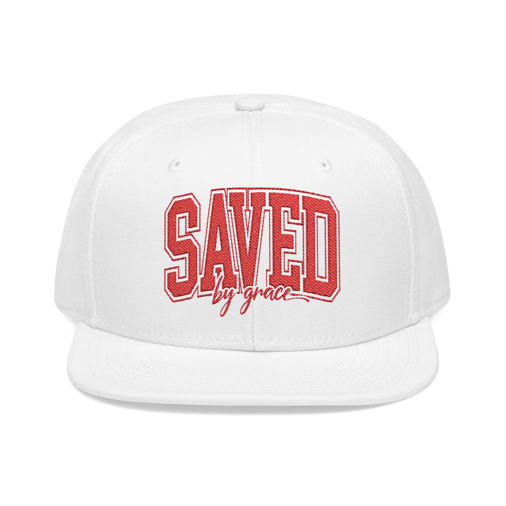 Saved By Grace Embroidered Hat