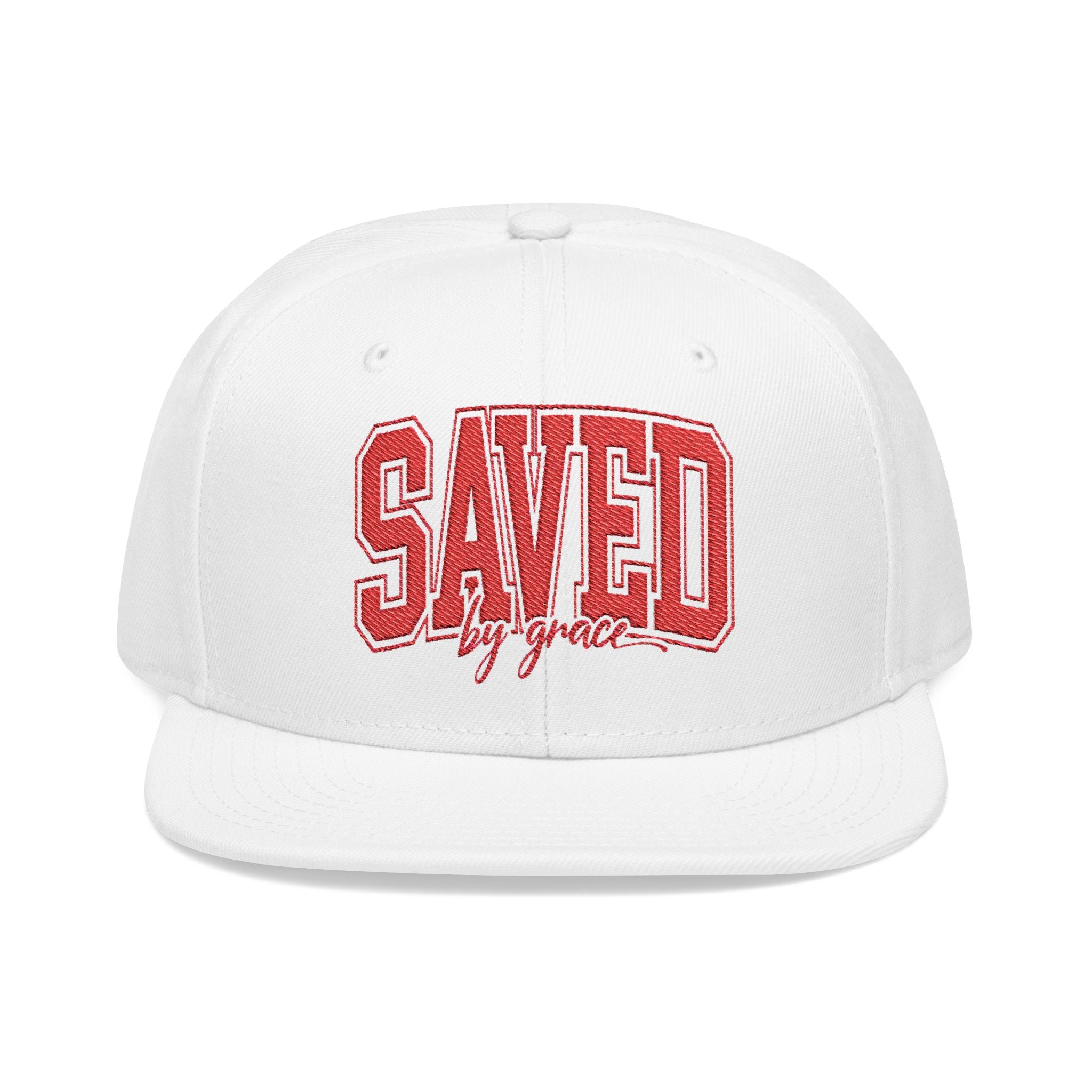 Saved By Grace Embroidered Hat