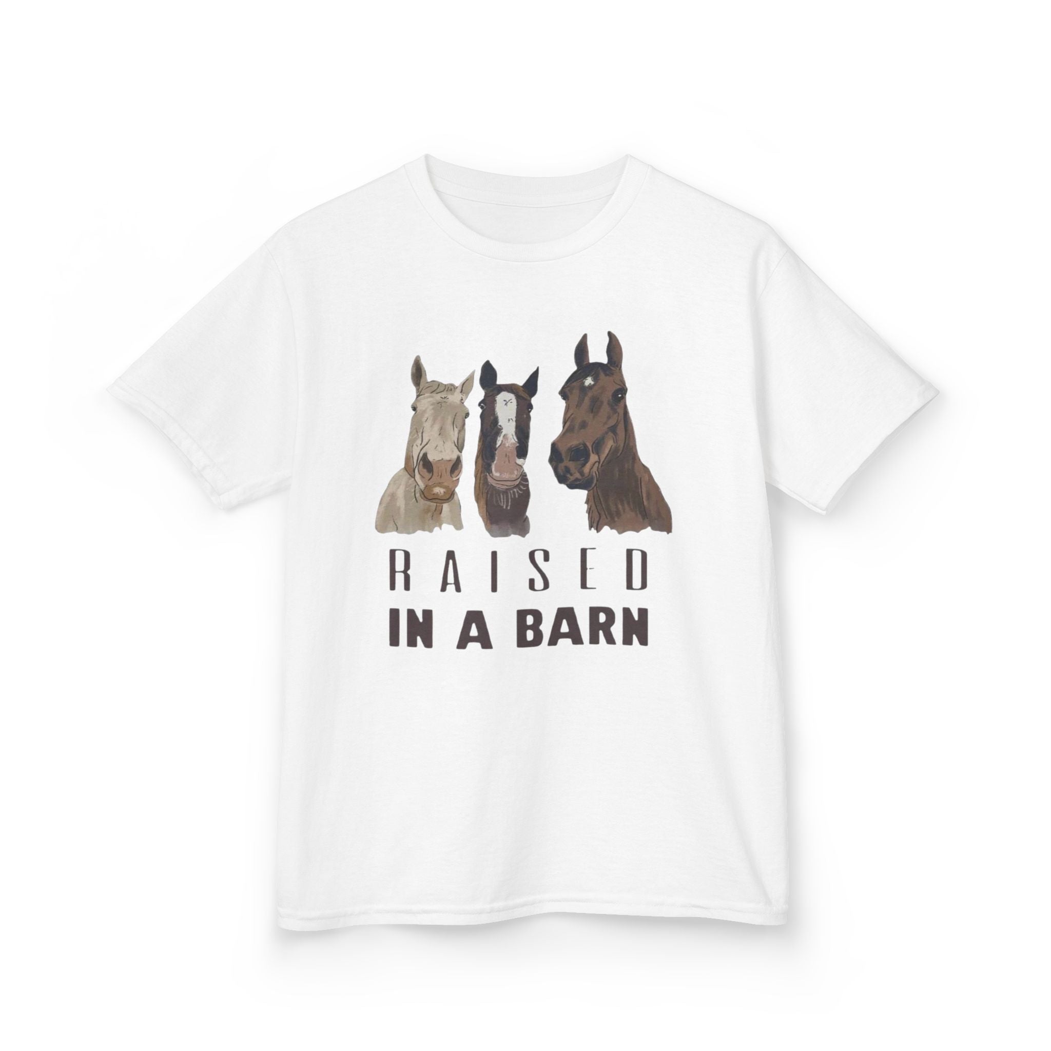 Raised In A Barn Kids Tee
