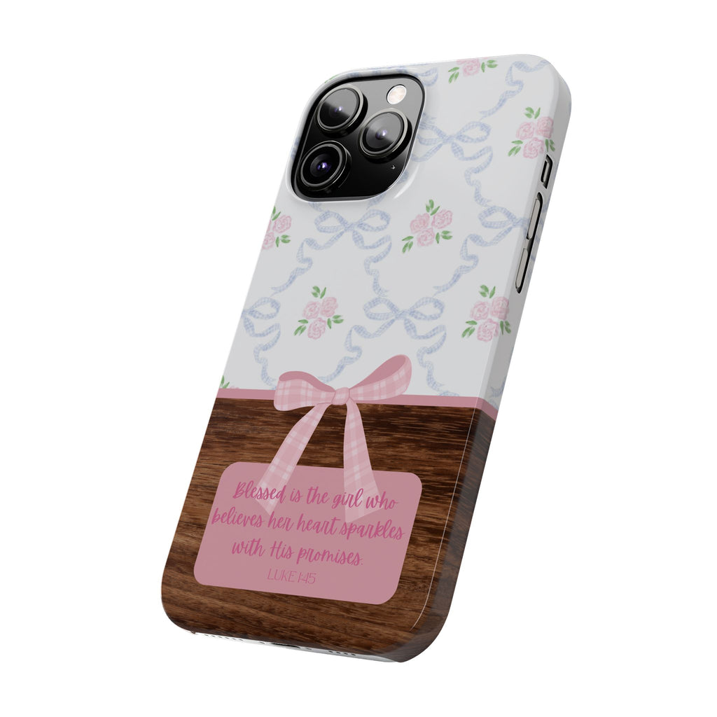 Blessed Is The Girl iPhone Case