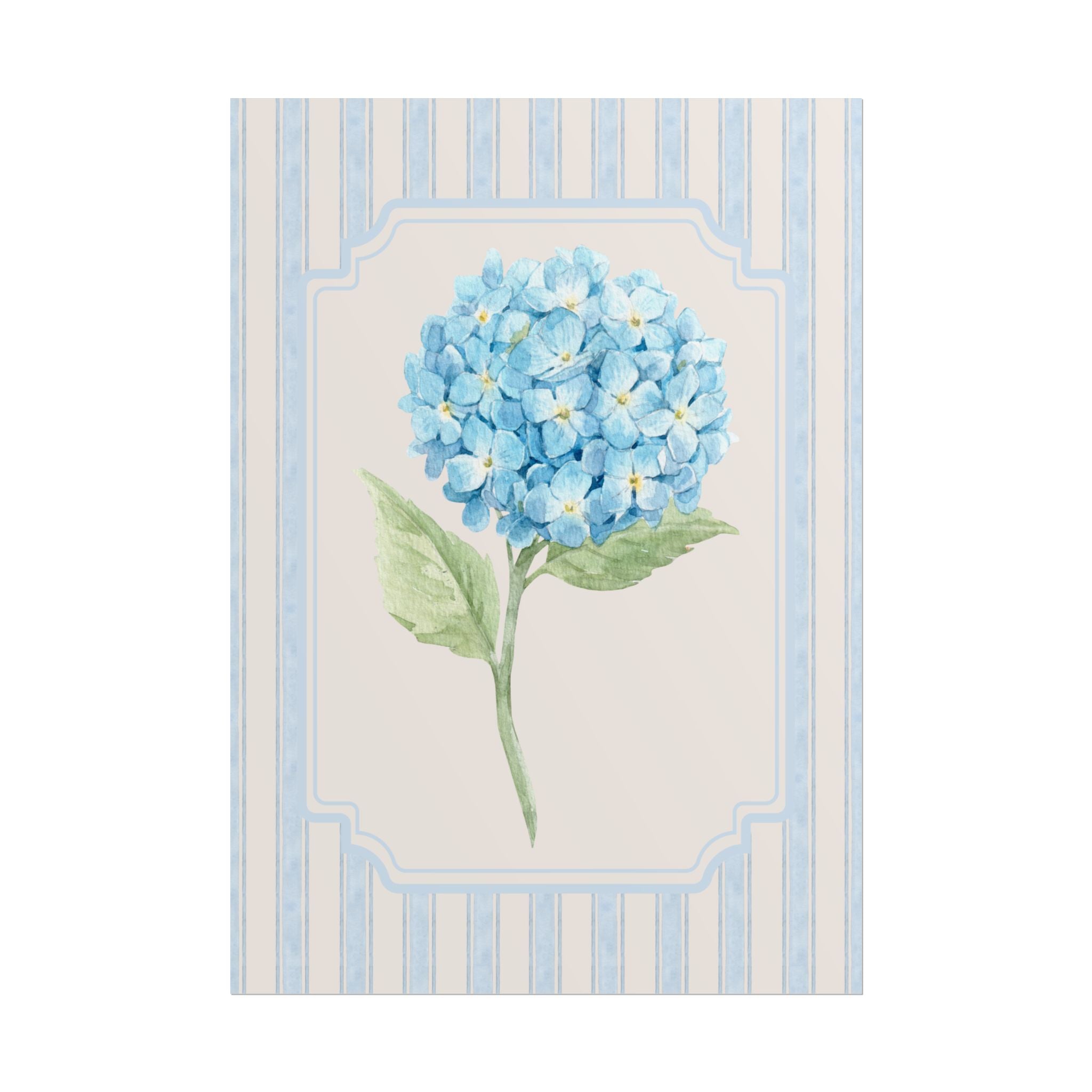 Blue Hydrangea Unframed Poster