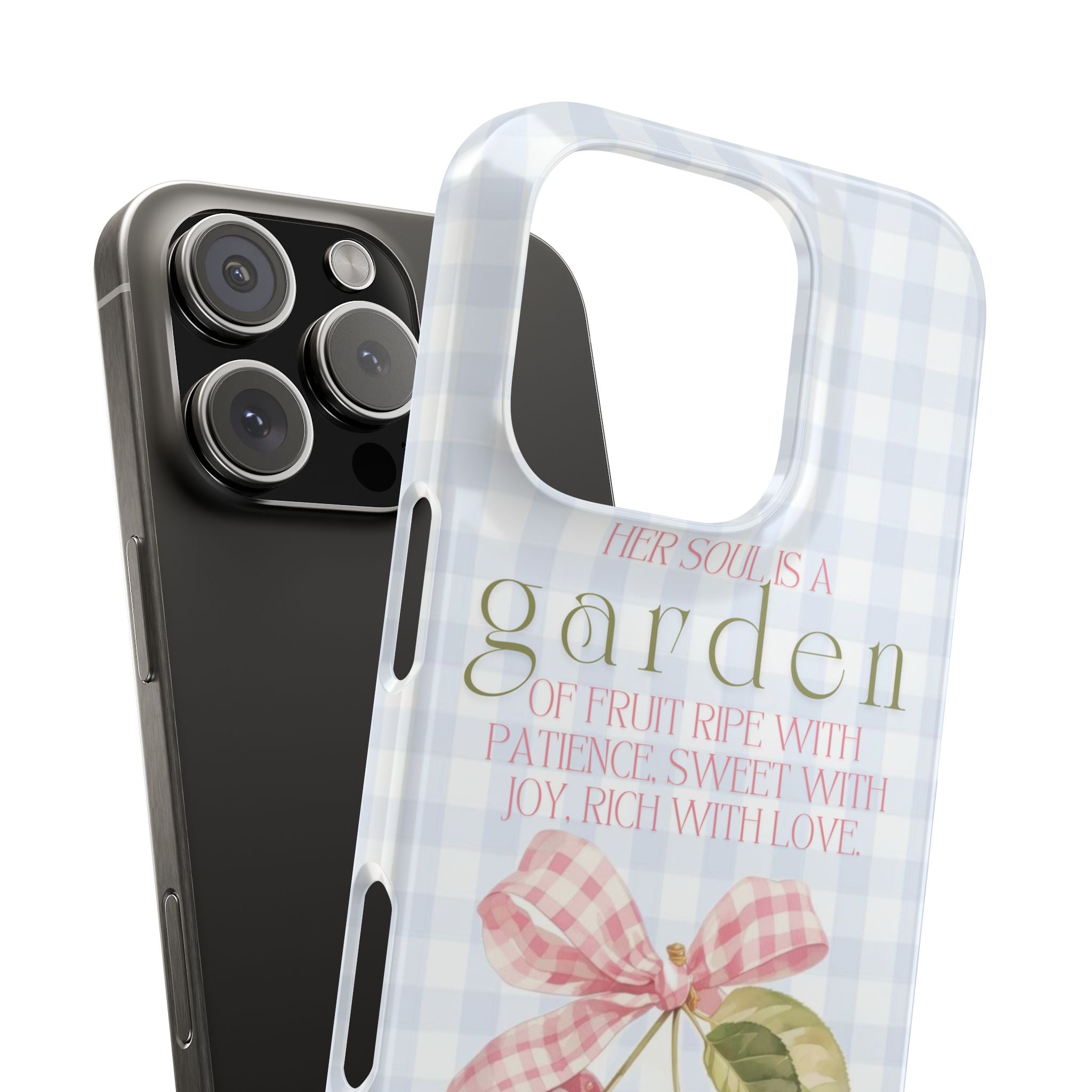 Her Soul Is A Garden iPhone Case