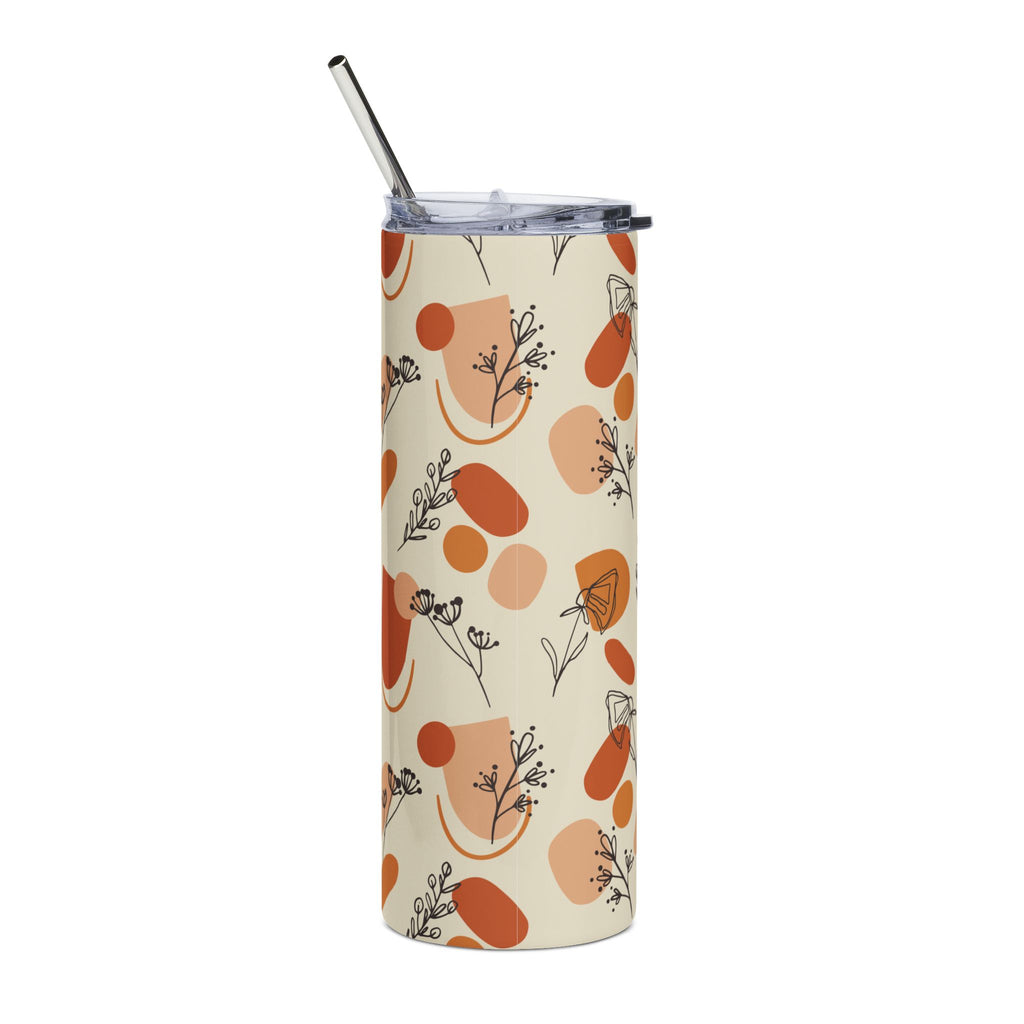 Orange Flourish 20oz Tumbler