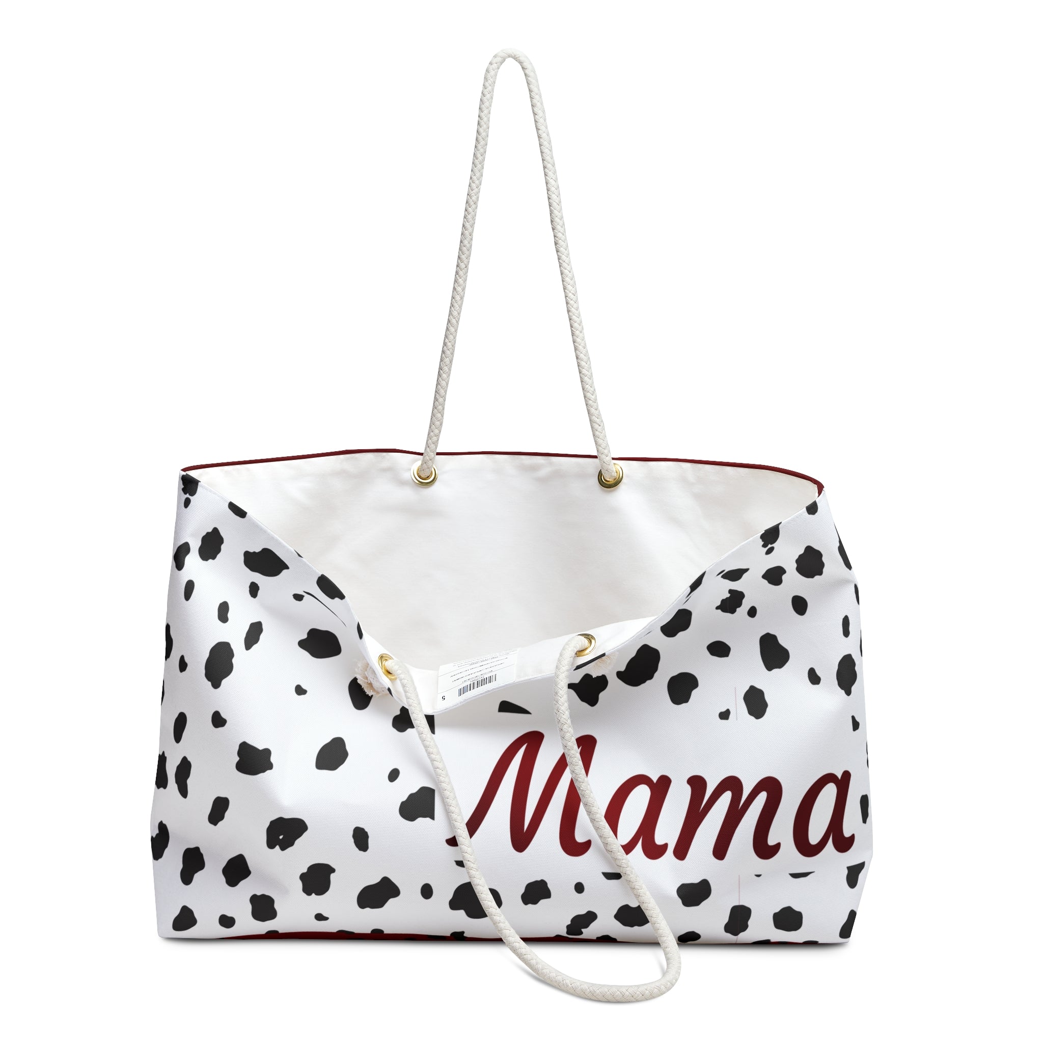 Spotted and Red Mama Weekender Bag
