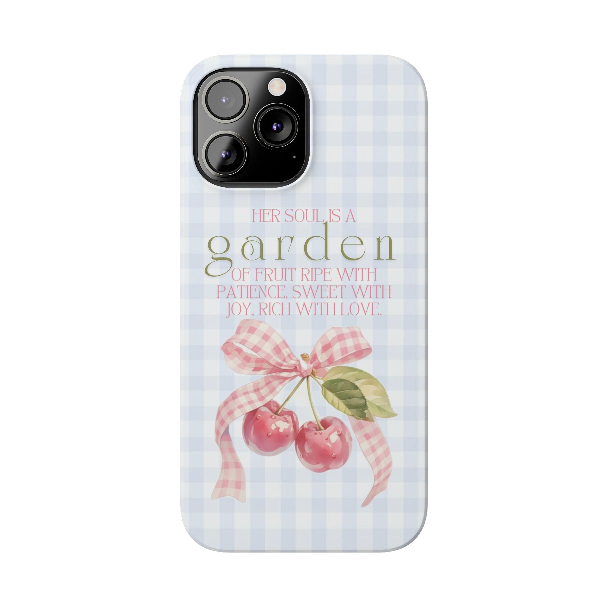 Her Soul Is A Garden iPhone Case