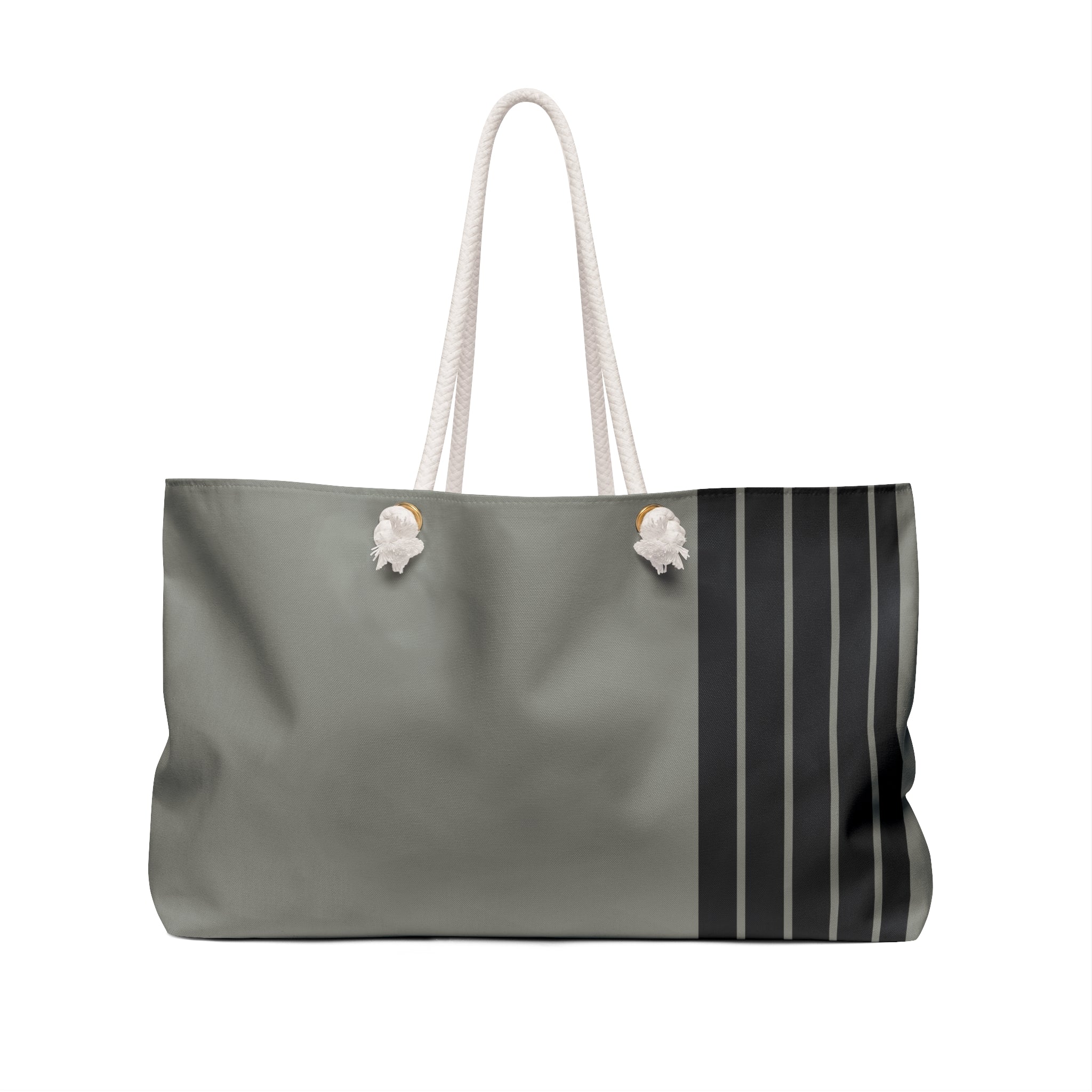 Mama Green Stripe Weekender Bag