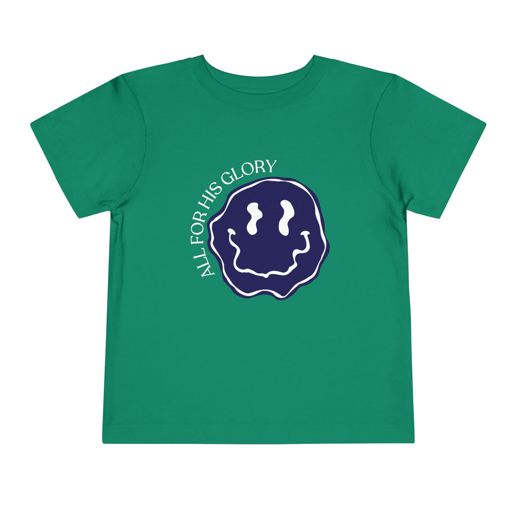 All For His Glory Smiley Toddler Tee