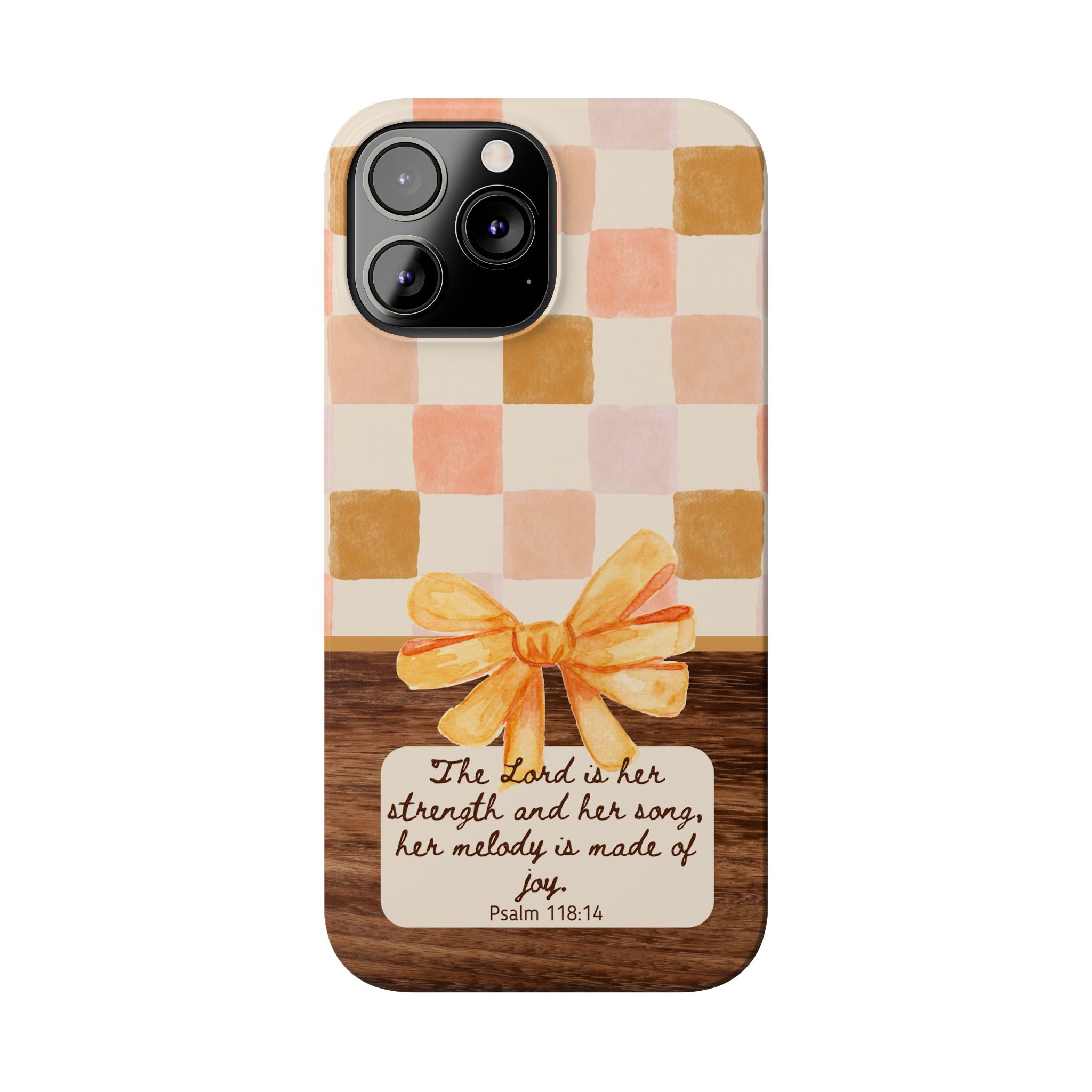 The Lord Is Her Strength iPhone Case