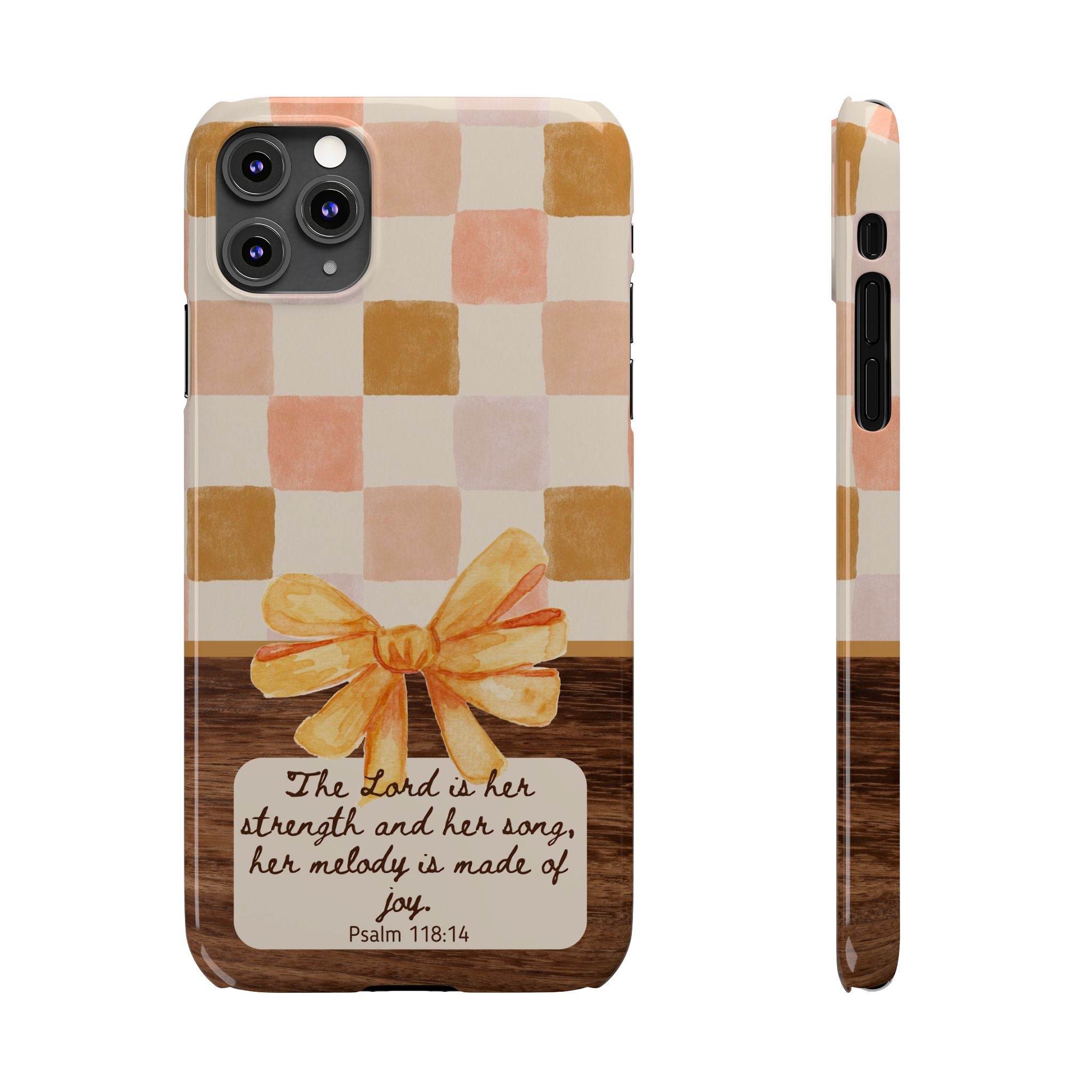 The Lord Is Her Strength iPhone Case