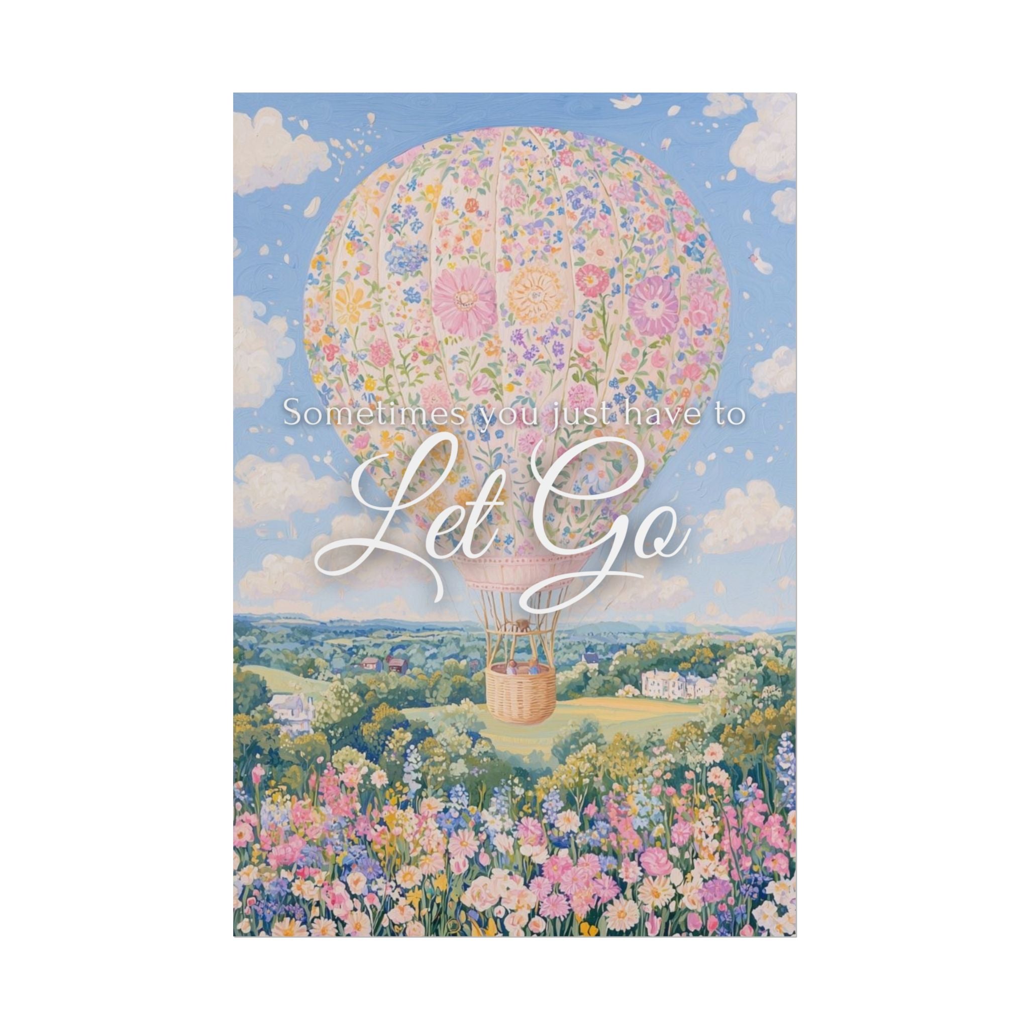 Let Go Unframed Poster