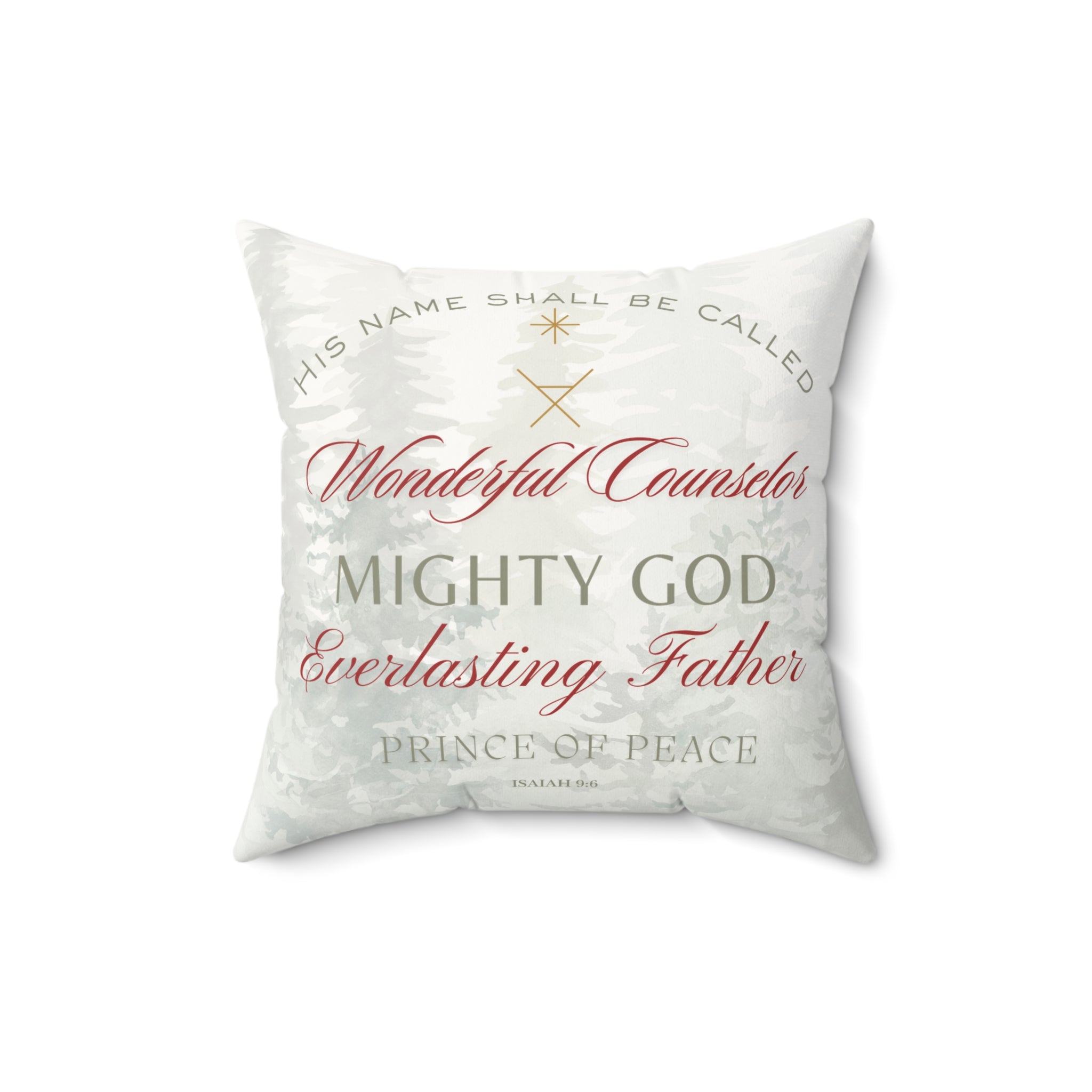 Jesus Christmas Pillow