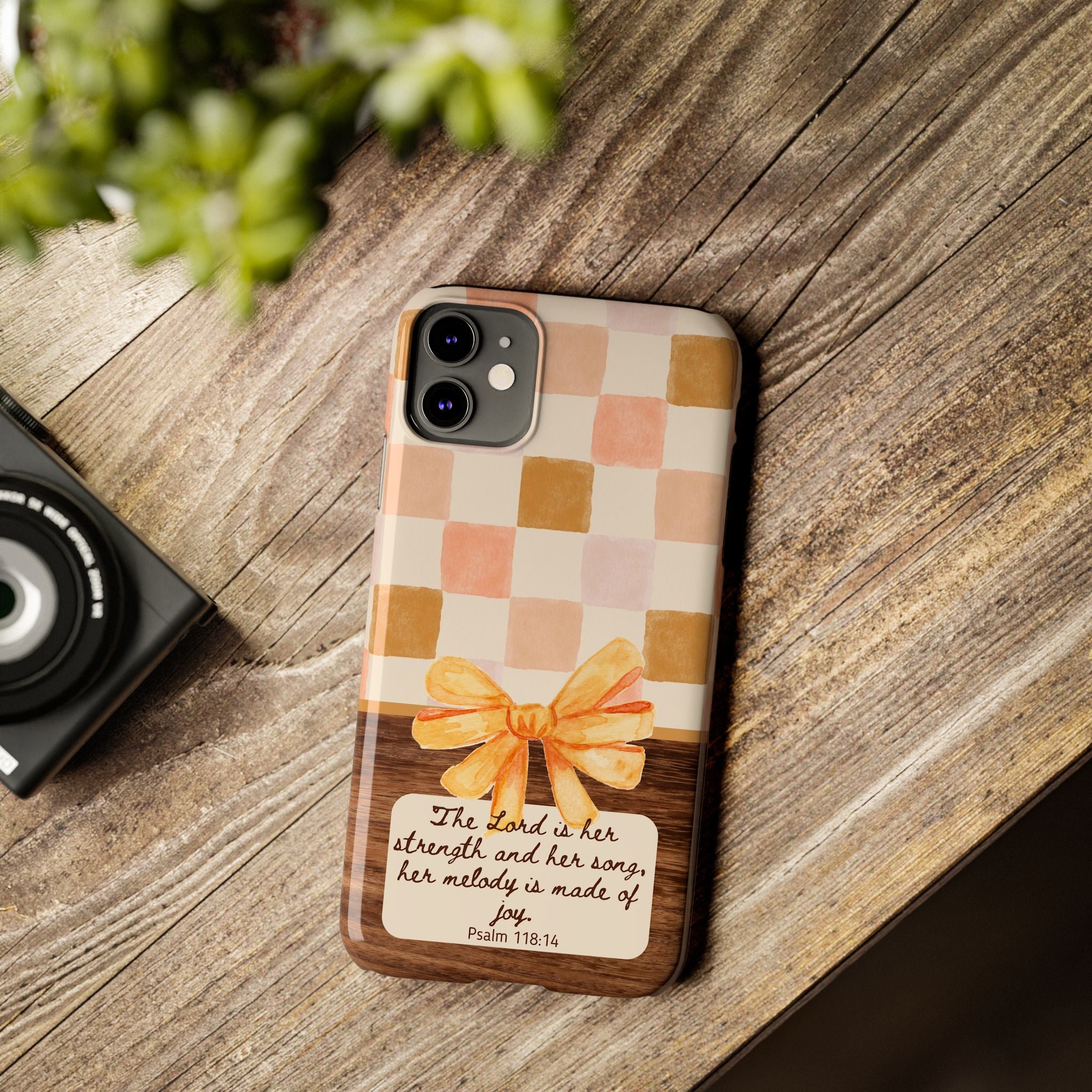 The Lord Is Her Strength iPhone Case