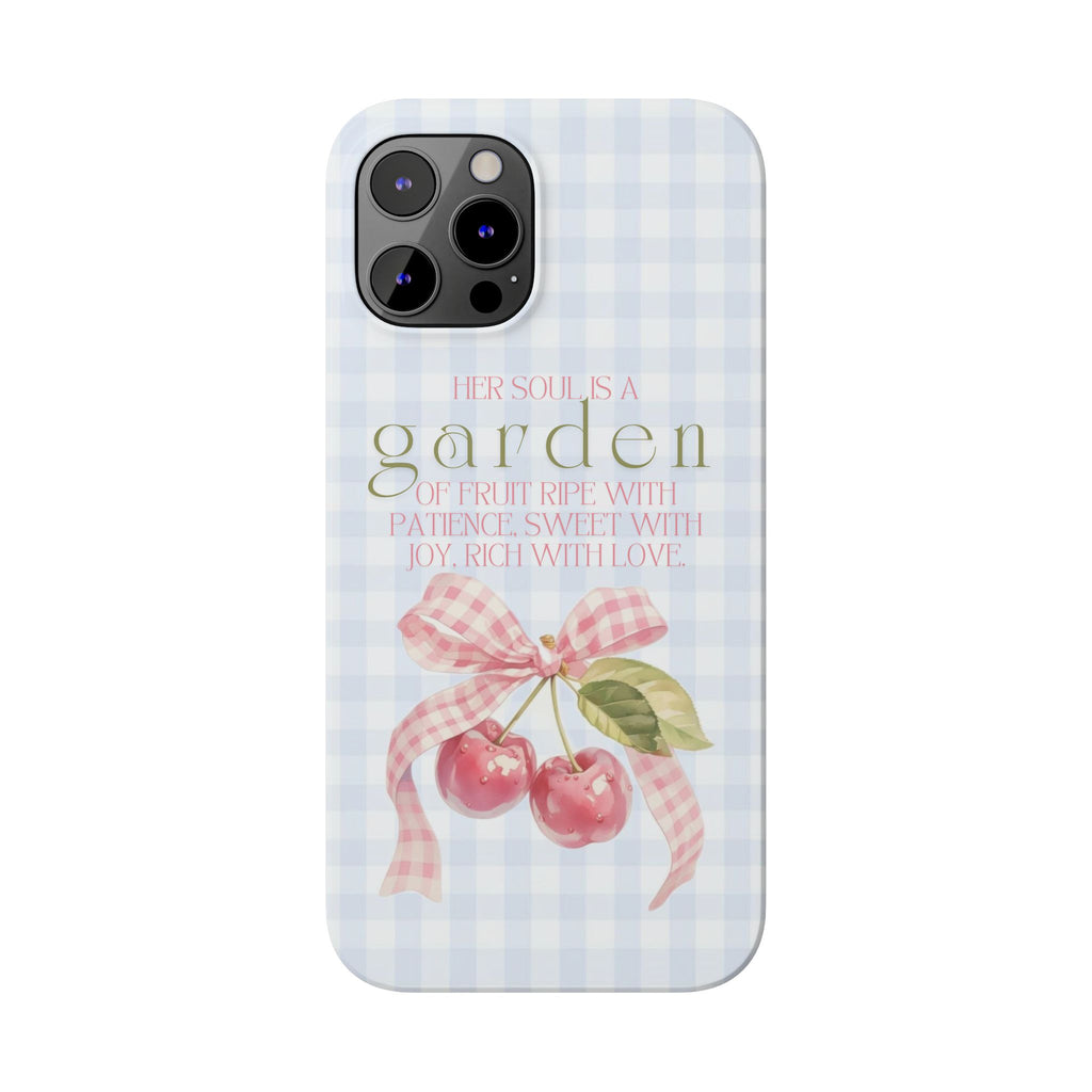 Her Soul Is A Garden iPhone Case