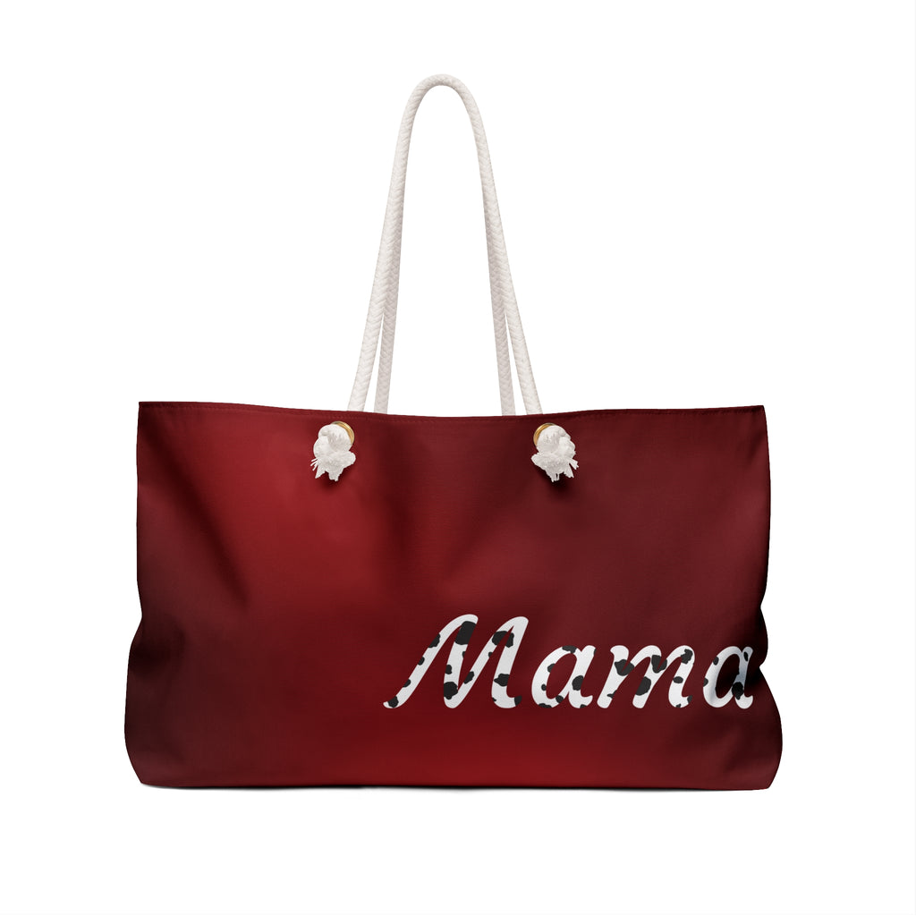 Spotted and Red Mama Weekender Bag