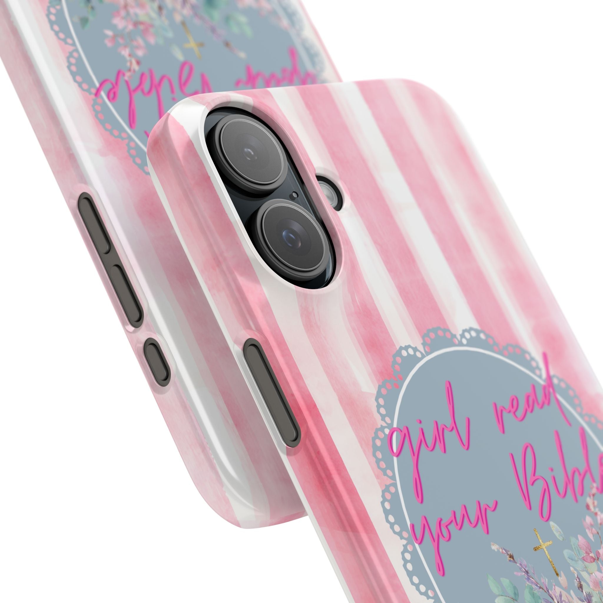 Girl Read Your Bible iPhone Case