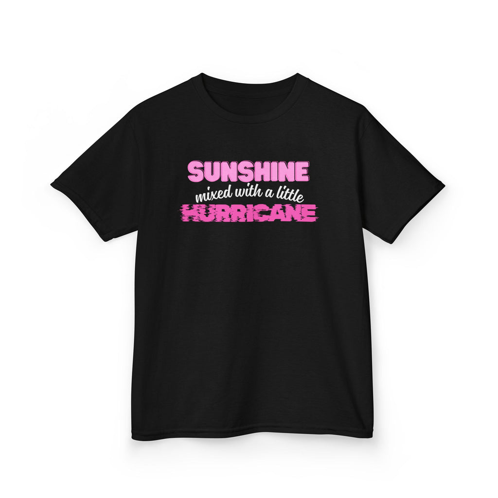 Sunshine Mixed With A Little Hurricane Kids Tee