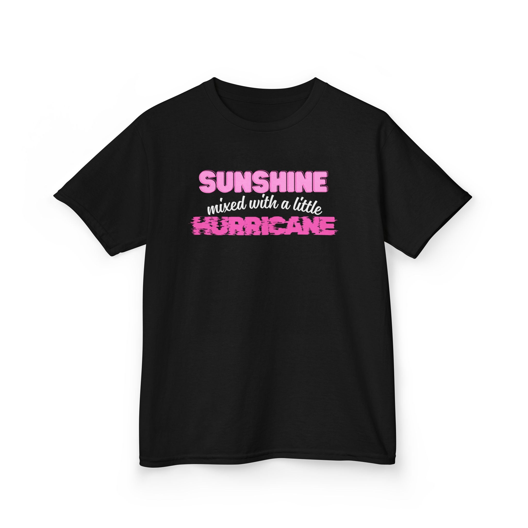 Sunshine Mixed With A Little Hurricane Kids Tee