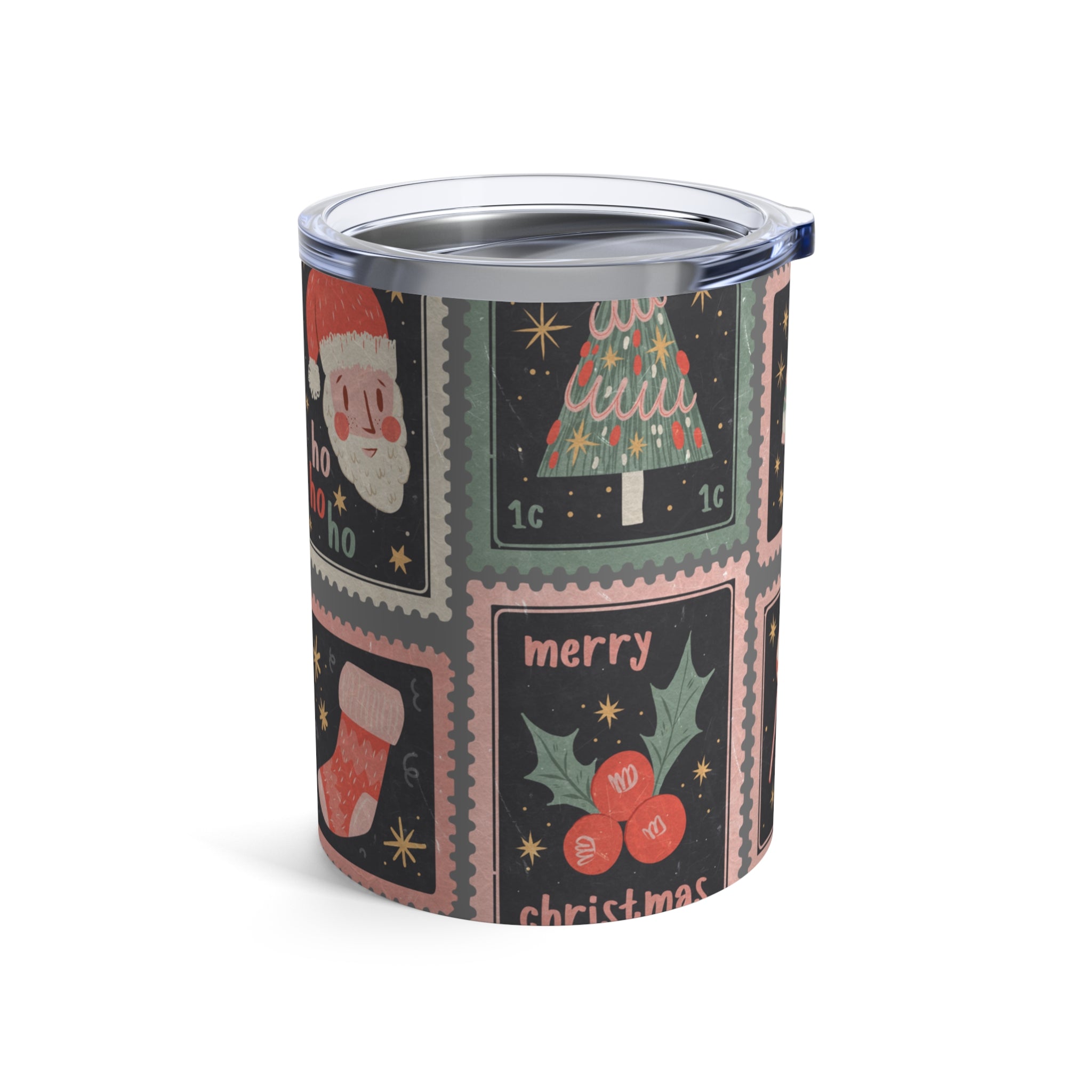 Christmas Stamp Mini Tumbler