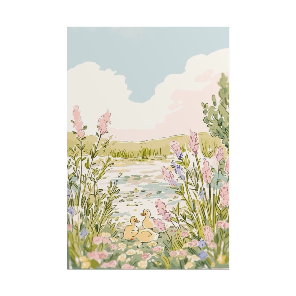 Drawn Springtime Unframed Poster
