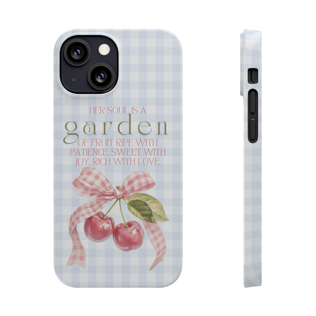 Her Soul Is A Garden iPhone Case