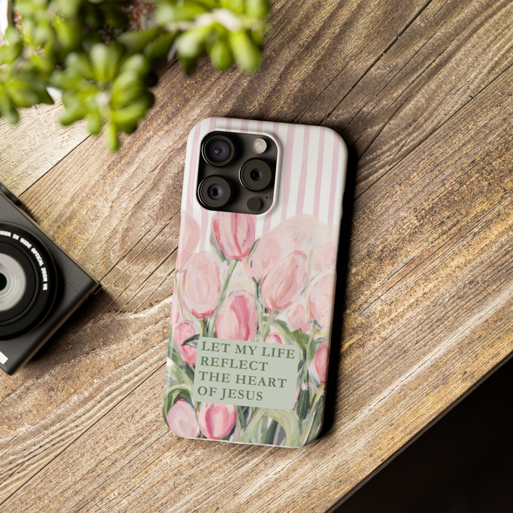 Let My Life Reflect The Heart Of Jesus iPhone Case