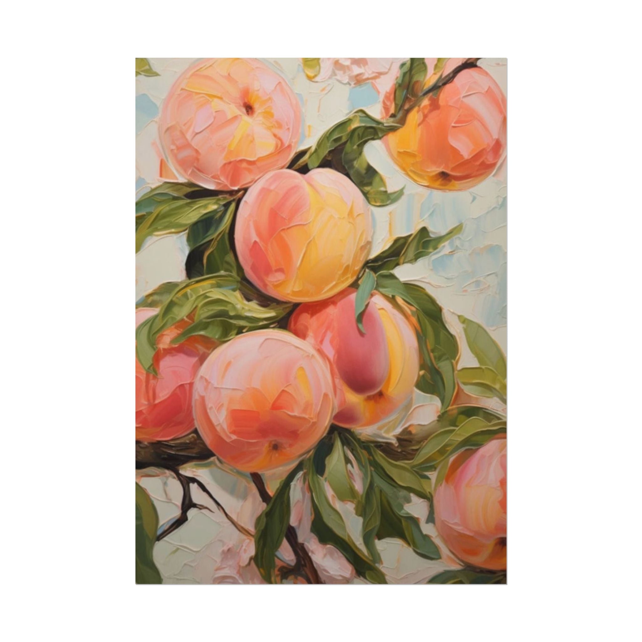 Paint Peaches Unframed Poster