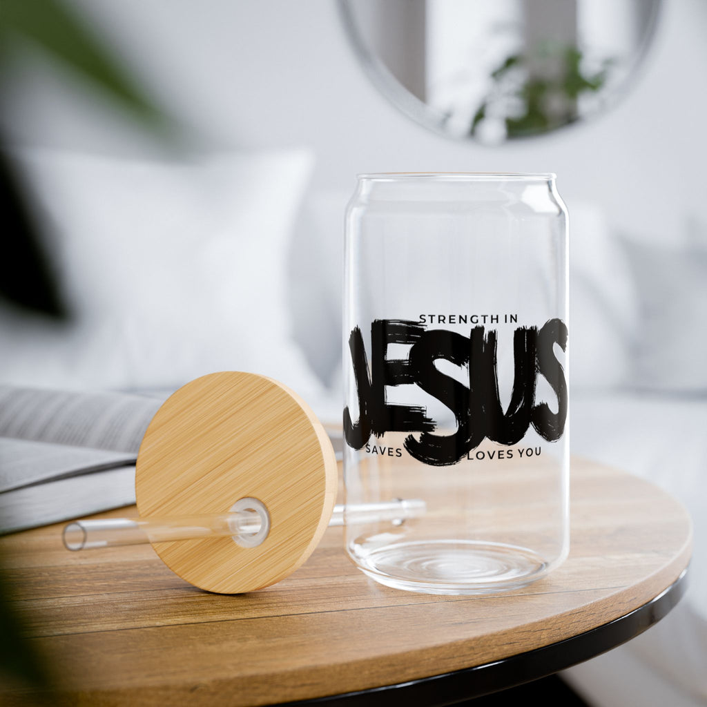 Strength In Jesus Glass