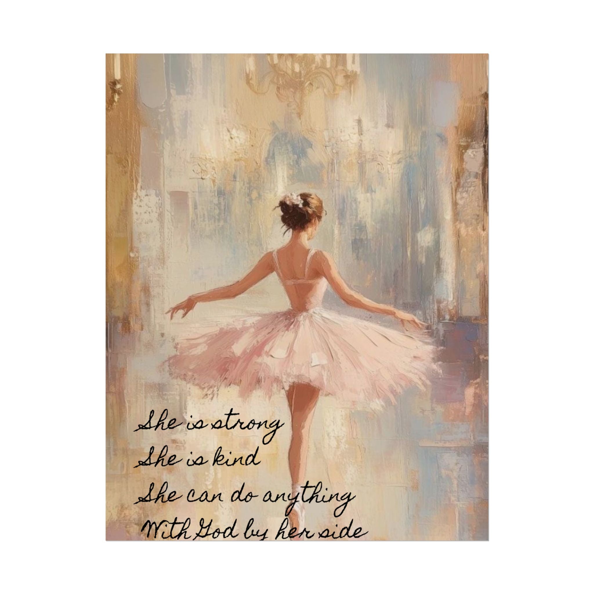 She Is Strong Unframed Poster