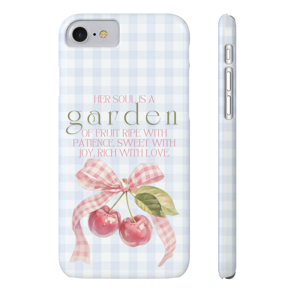 Her Soul Is A Garden iPhone Case